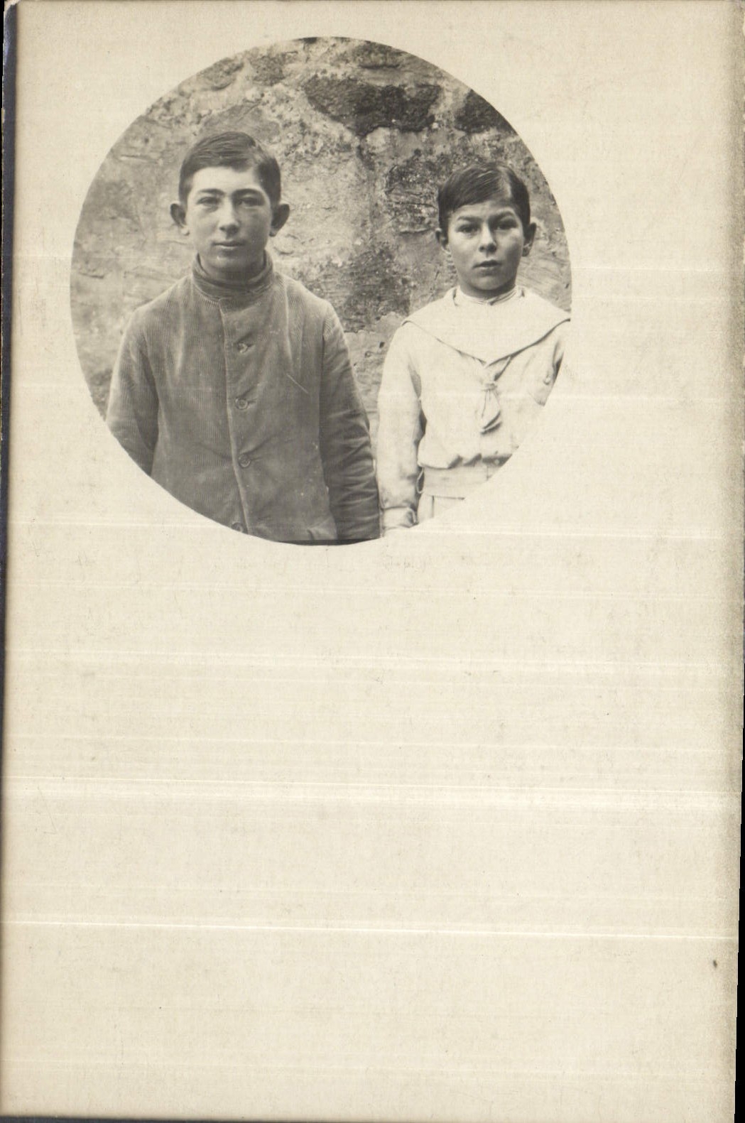 CARTE PHOTO Enfants