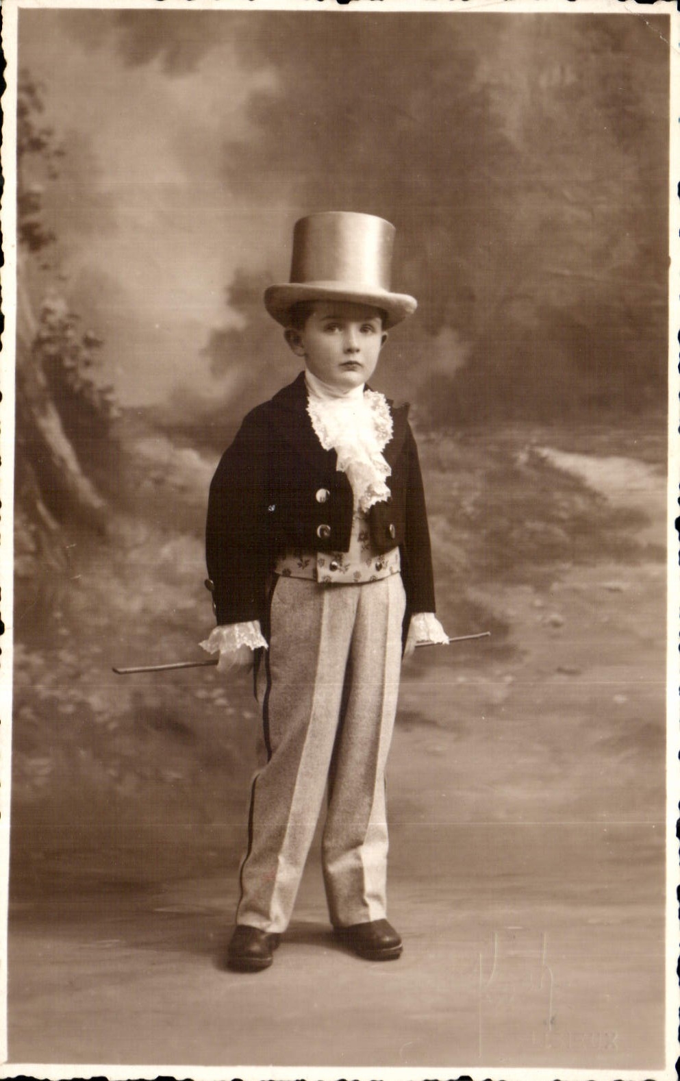 CARTE PHOTO Enfant