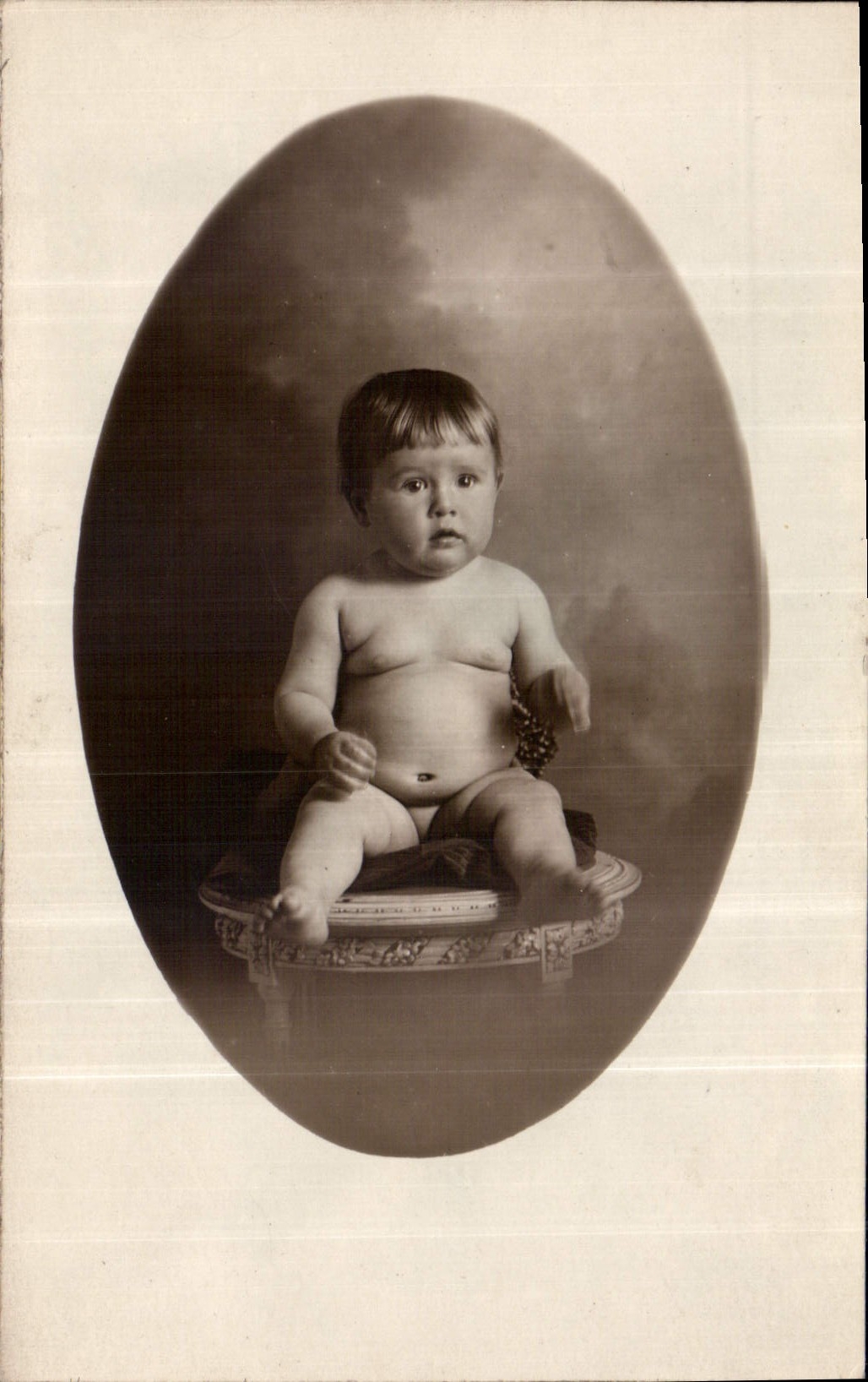 CARTE PHOTO Enfant Bebe