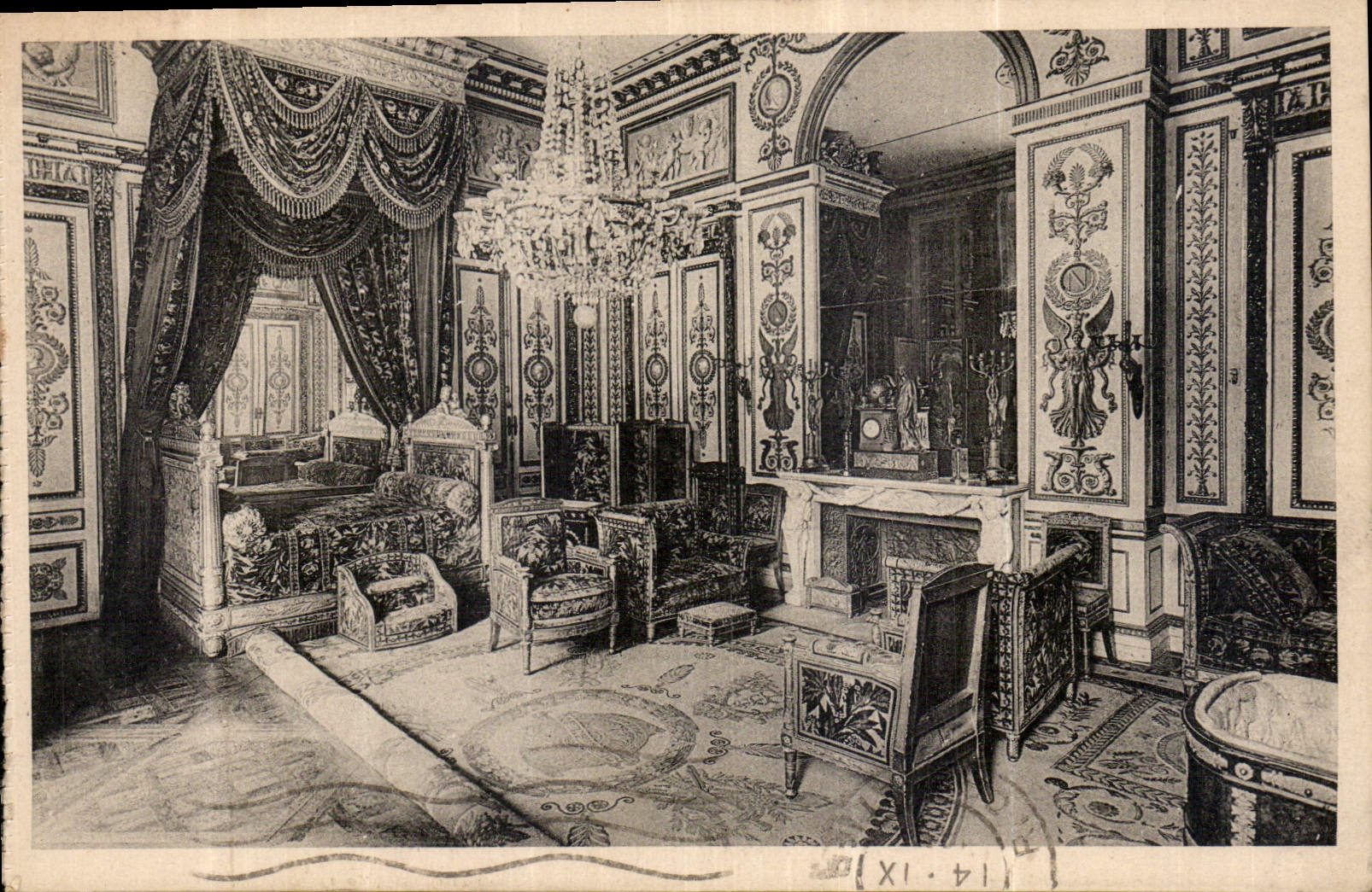 CPA Chateau de Fontainebleau La Chambre de Napoleon I 