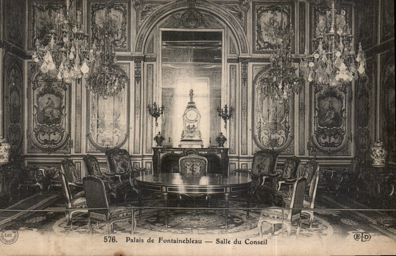 CPA Palais de Fontainebleau Salle du Conseil 
