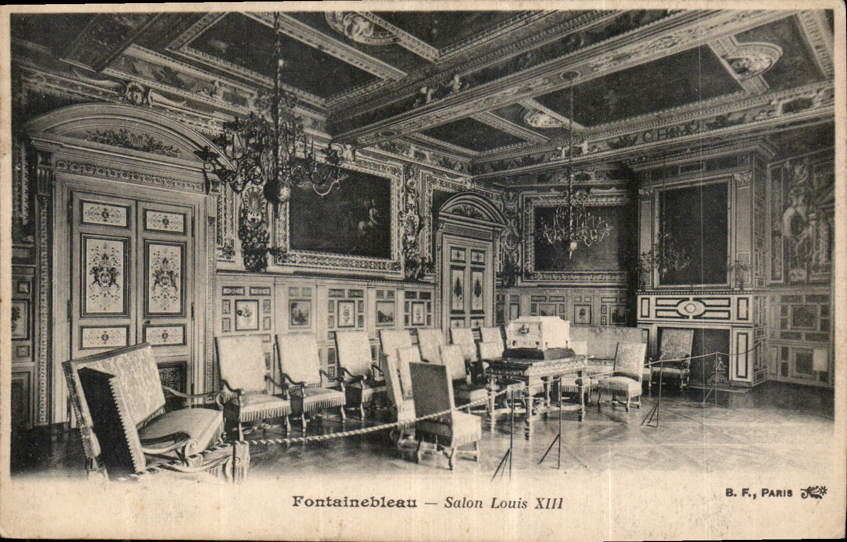 CPA Fontainebleau Salon Louis XIII 