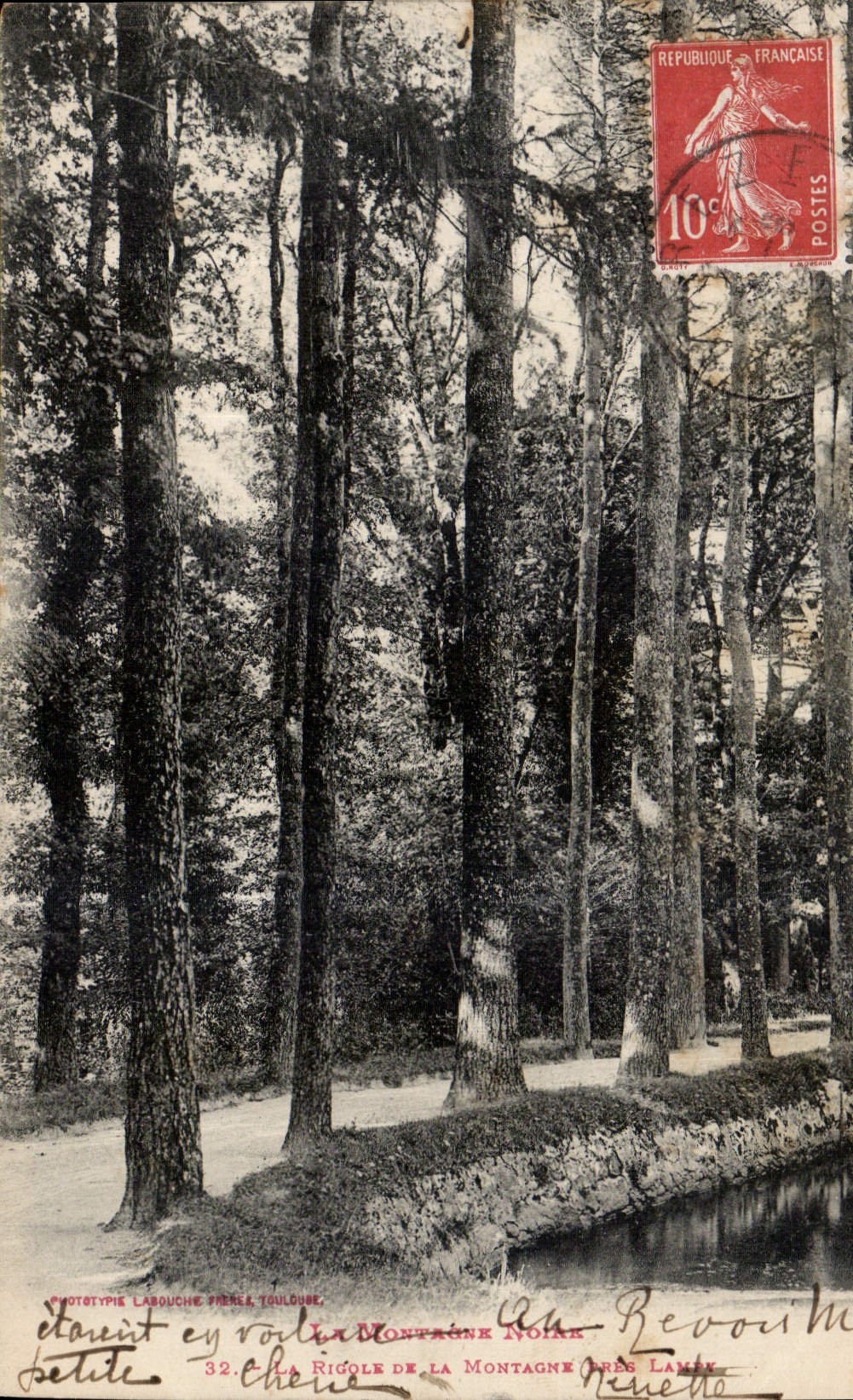 CPA La Montagne Noire La Rigole de la Montagne 