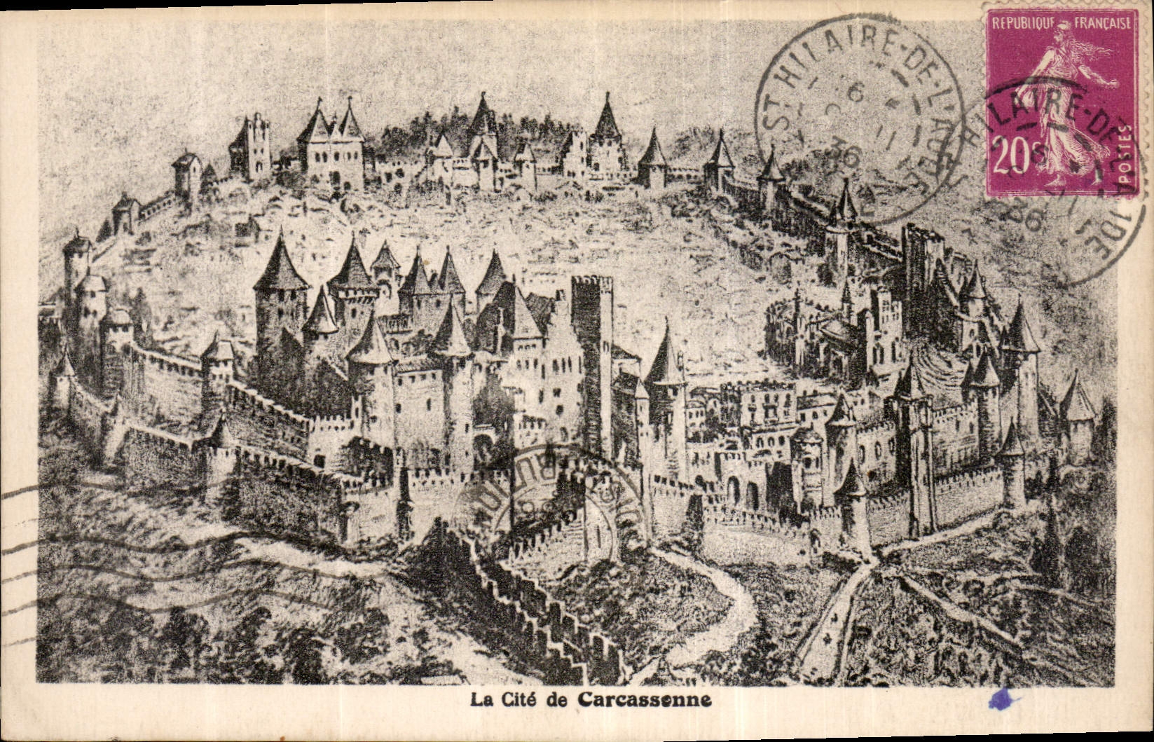 CPA La Cite de Carcassonne 