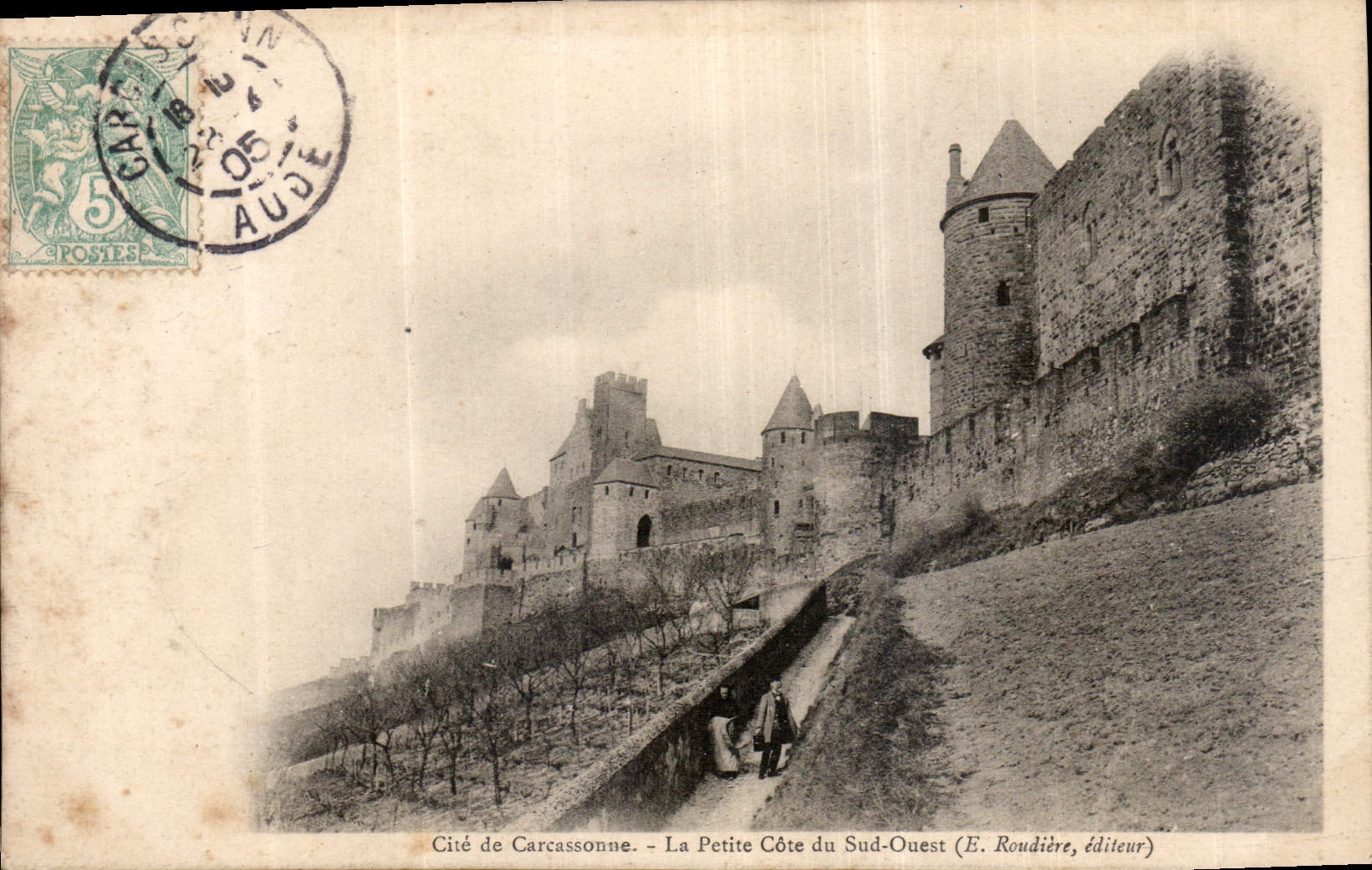 CPA Cite de Carcassonne la Petite Cote du Sud Ouest 