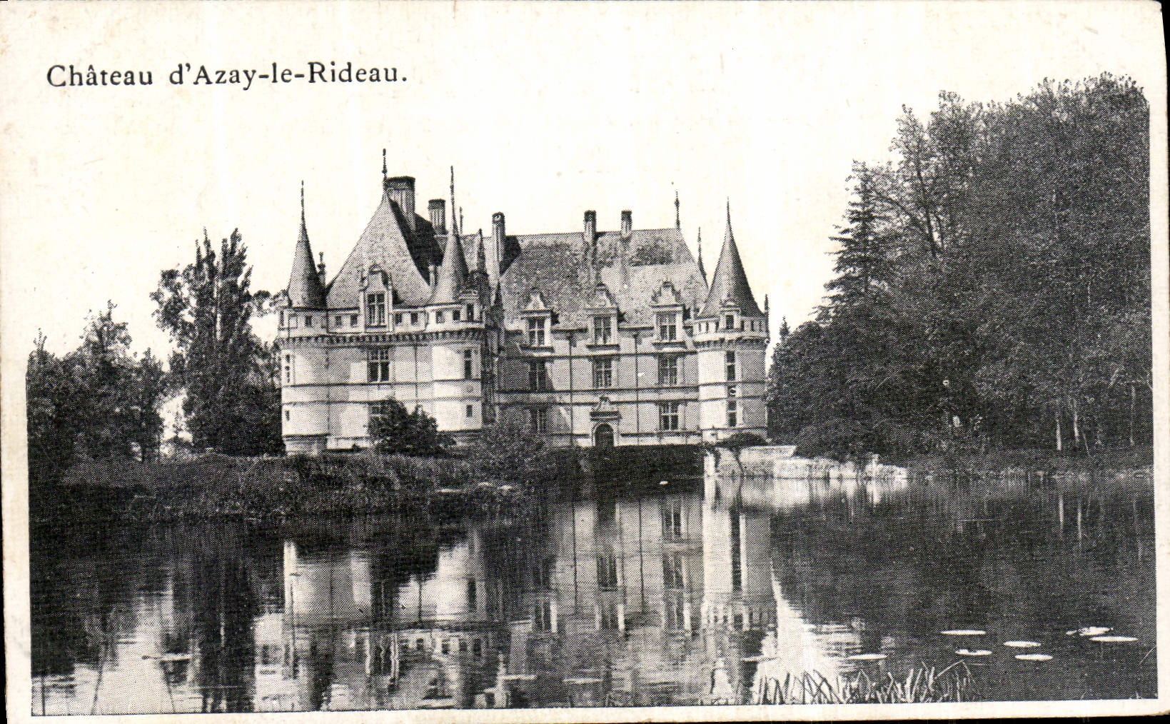 CPA Chateau d'Azay le Rideau 