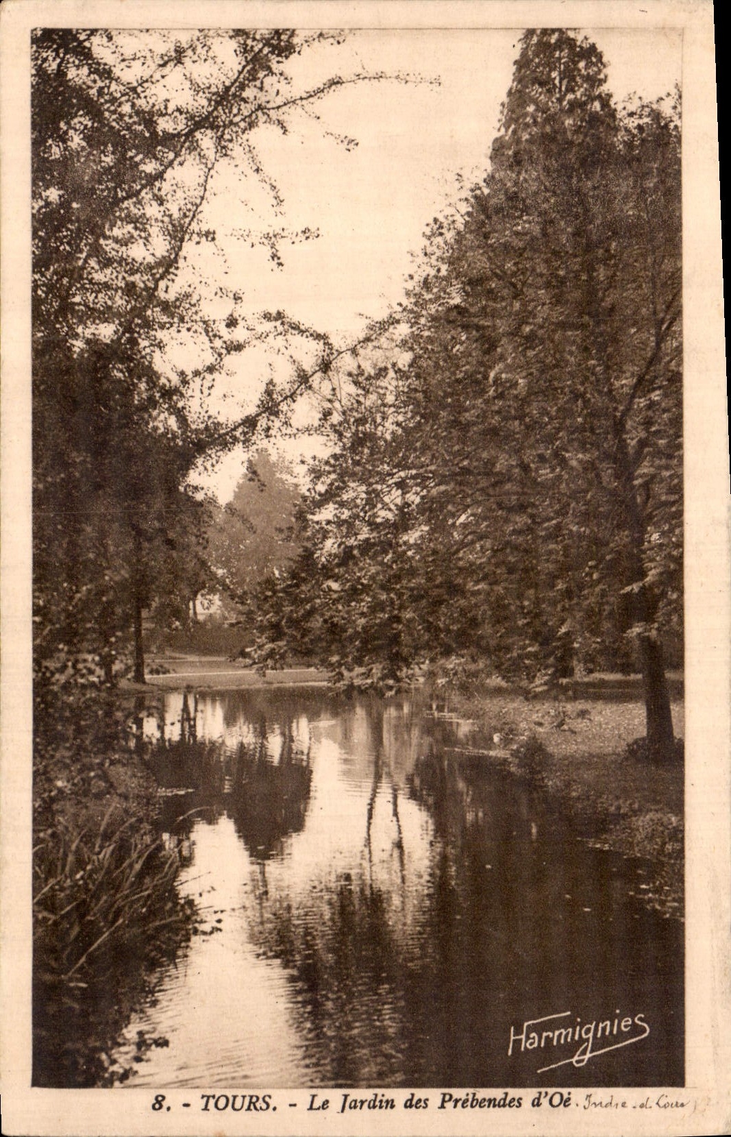 CPA Tours le Jardin des Prebendes d'Oe 