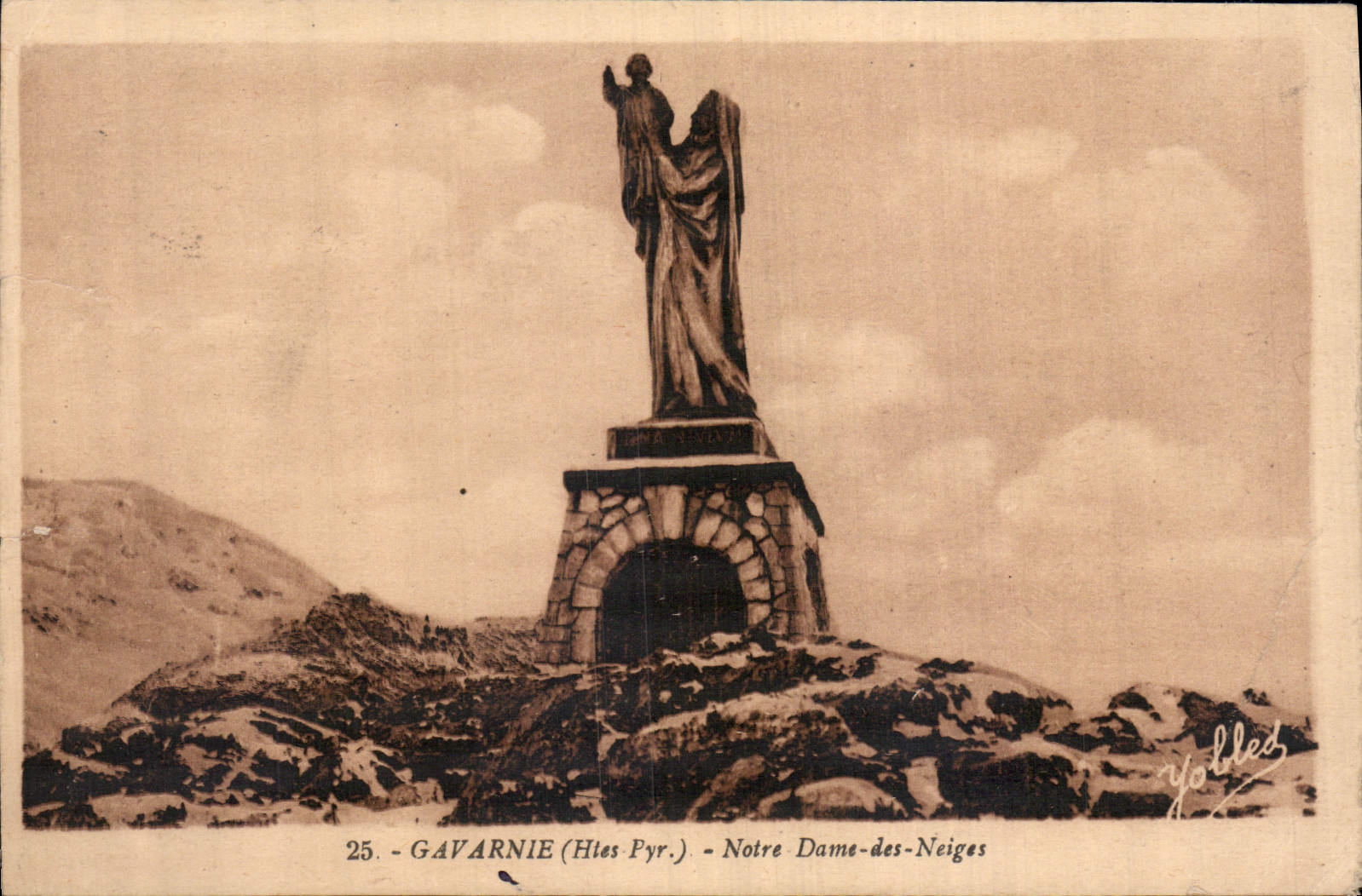 CPA Gavarnie Htes Pyr Notre Dame des Neiges 