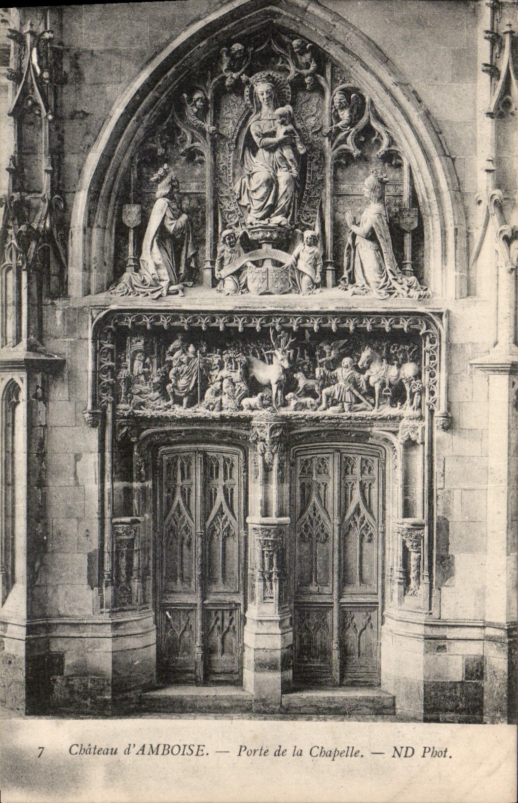 CPA Chateau d'Amboise Porte de la Chapelle 