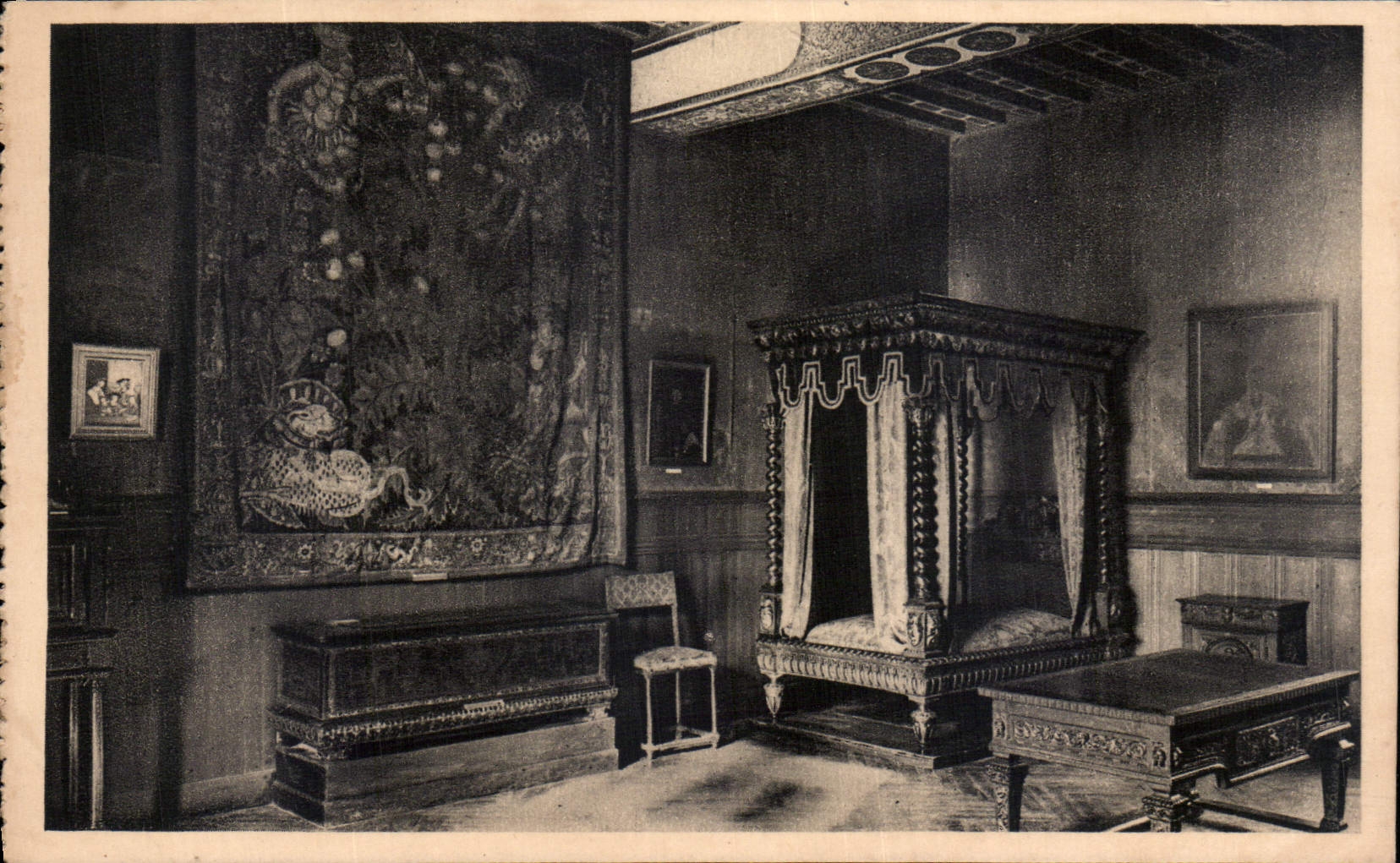 CPA Chateau d'Azay le Rideau I et L Chambre du Rez de Chaussee 