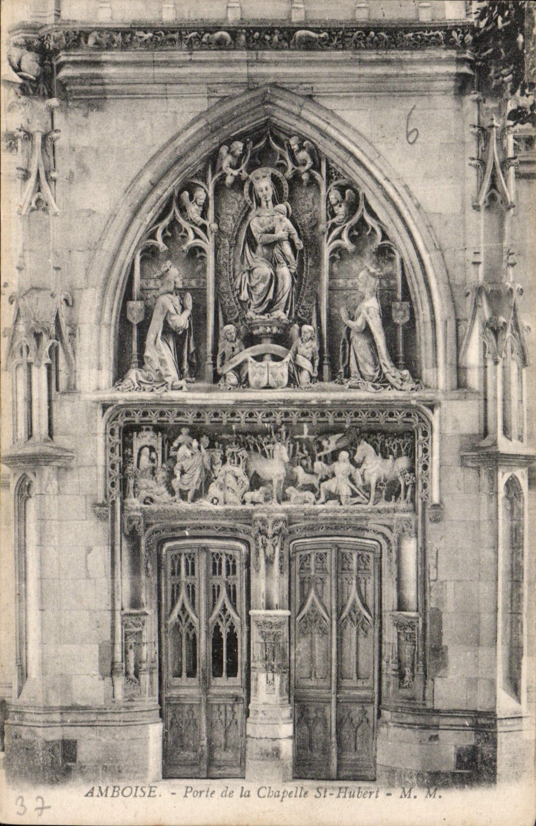 CPA Amboise Porte de la Chapelle St Hubert 
