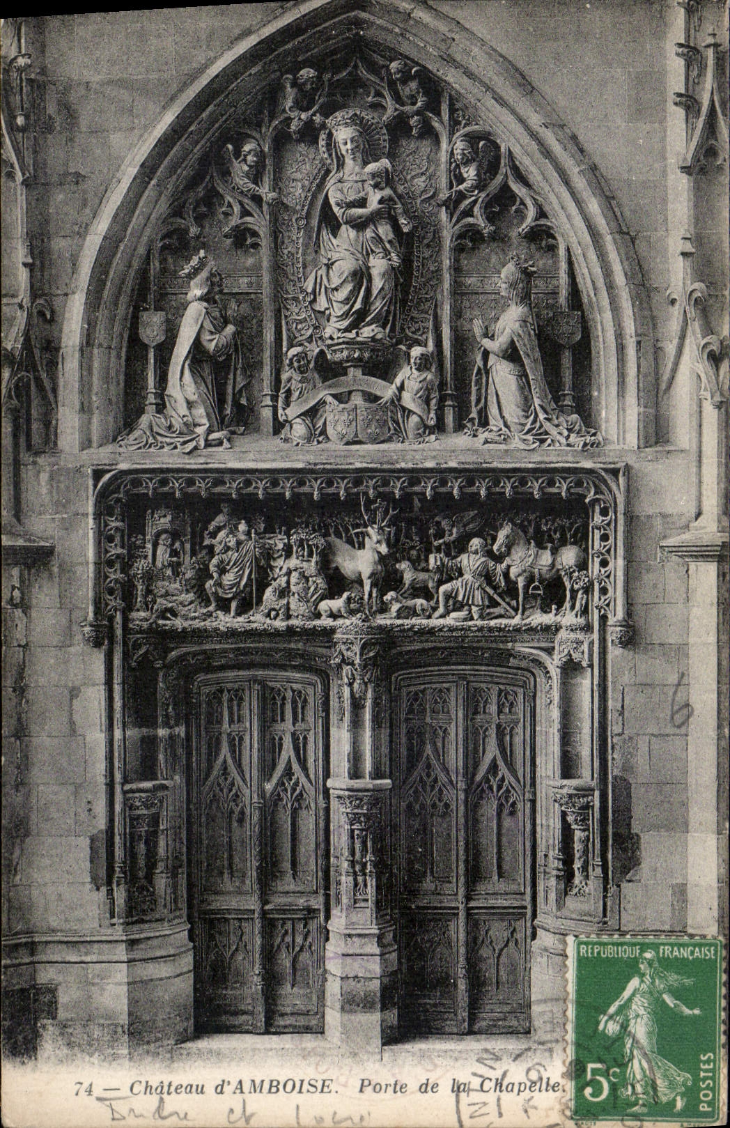 CPA Chateau d'Amboise Porte de la Chapelle 