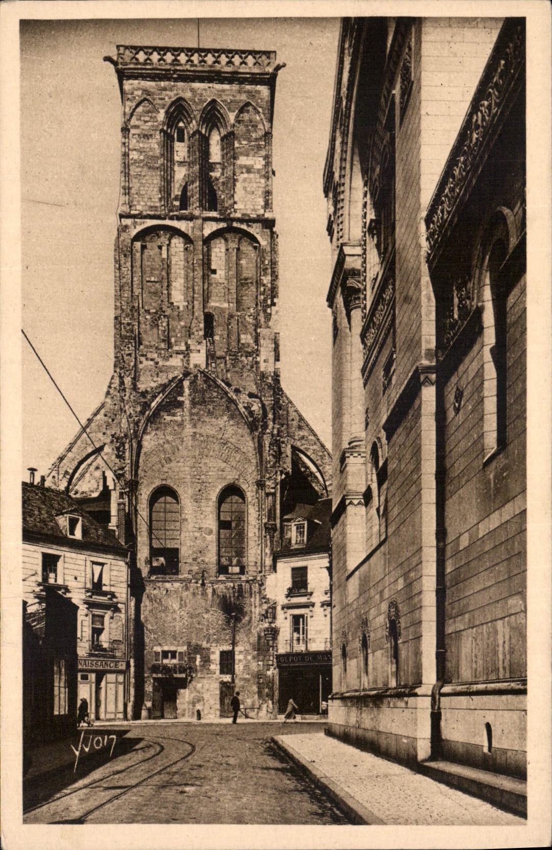 CPA Tours la Tour Charlemagne 