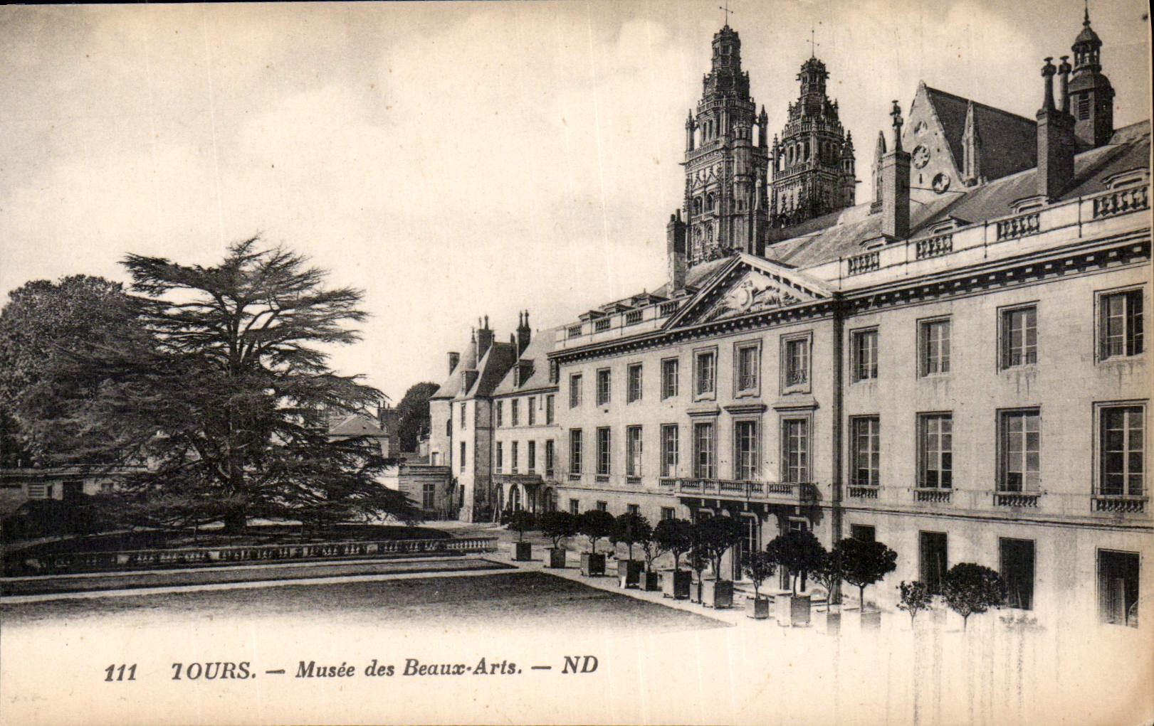 CPA Tours Musee des Beaux Arts 