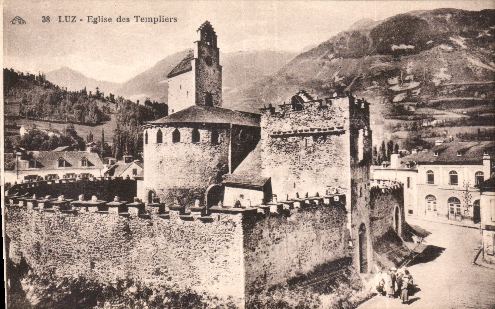 CPA Luz Eglise des Templiers 