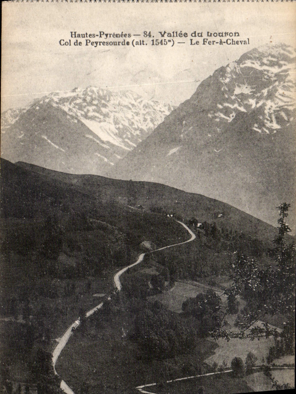 CPA Hautes Pyrenees Vallee du Lodron Col de Peyresoudre Le Fer a Cheval 