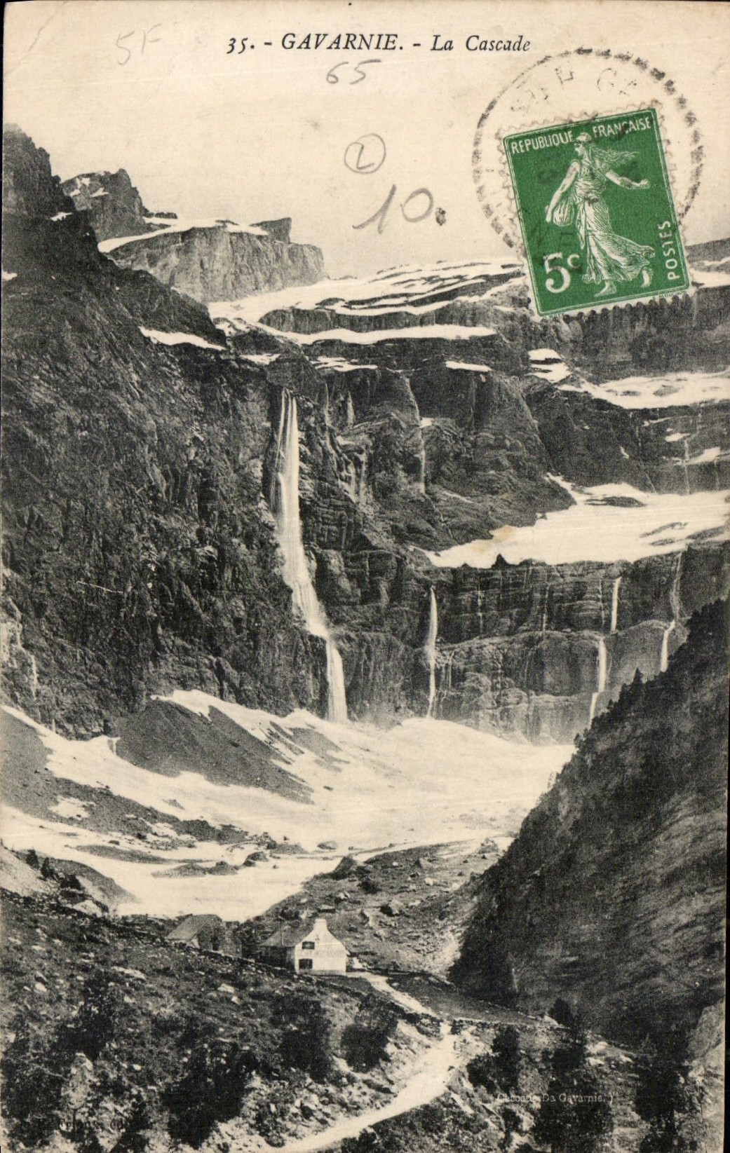 CPA Gavarnie La Cascade 