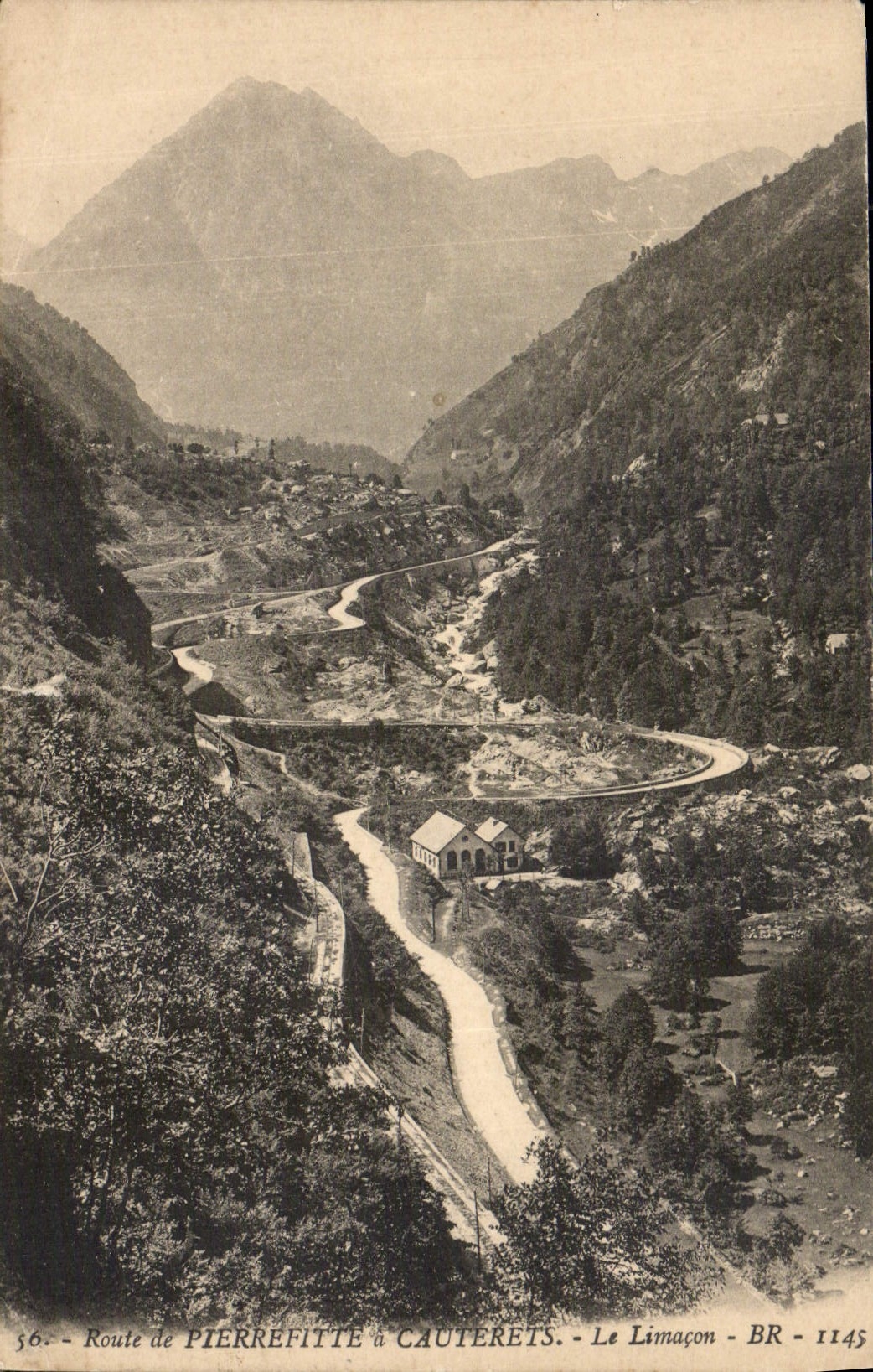 CPA Route de Pierrefitte a Cauterets Le Limacon