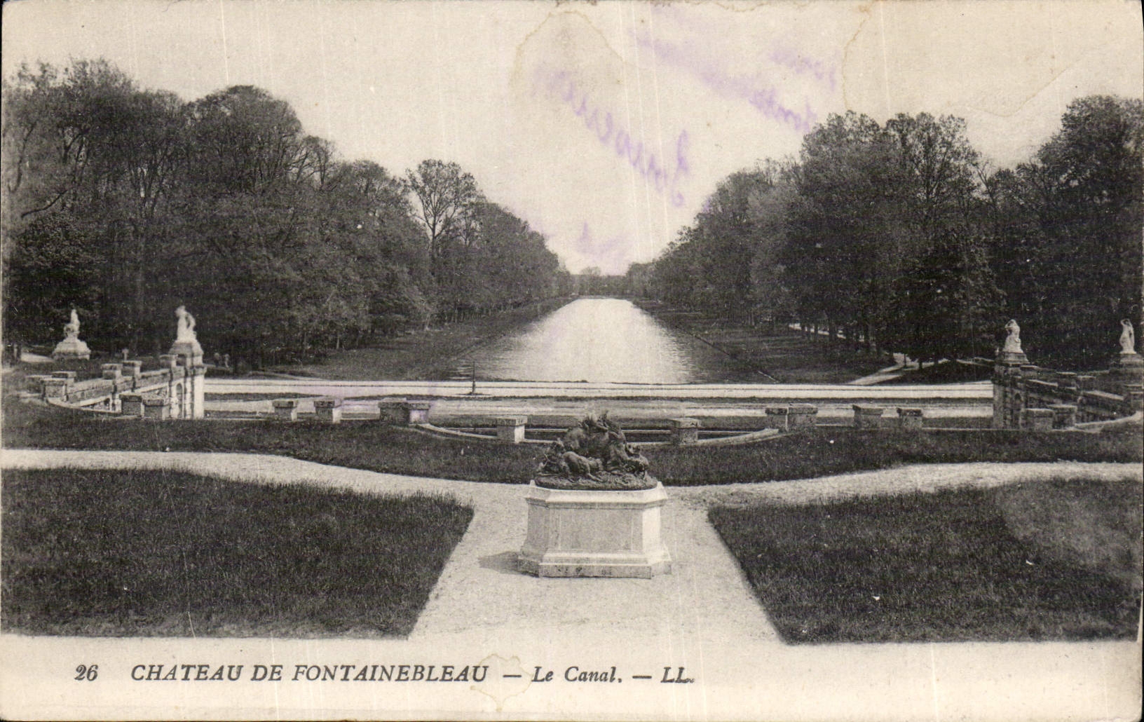CPA Chateau de Fontainebleau Le Canal 