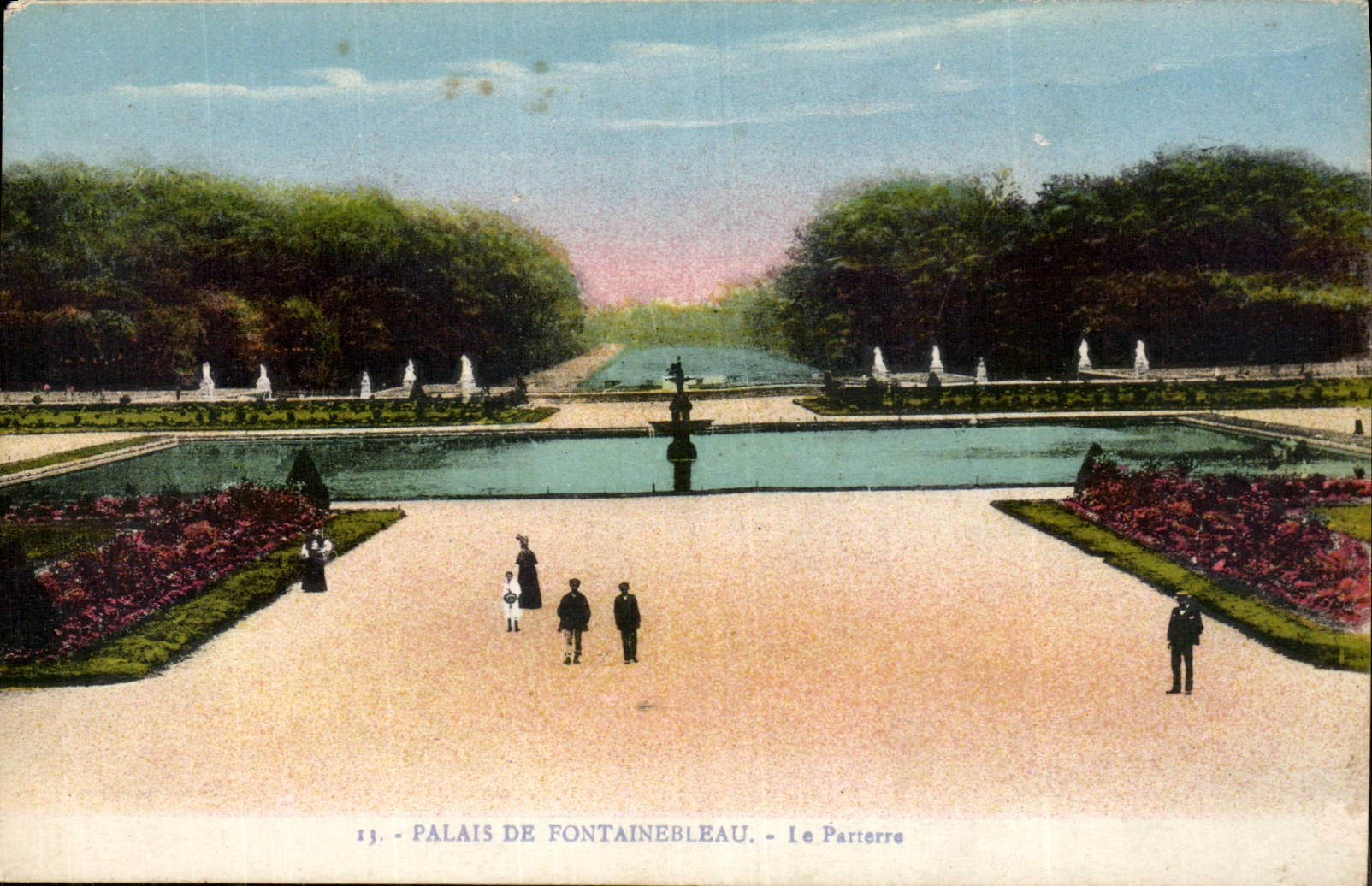 CPA Palais de Fontainebleau Le Parterre 
