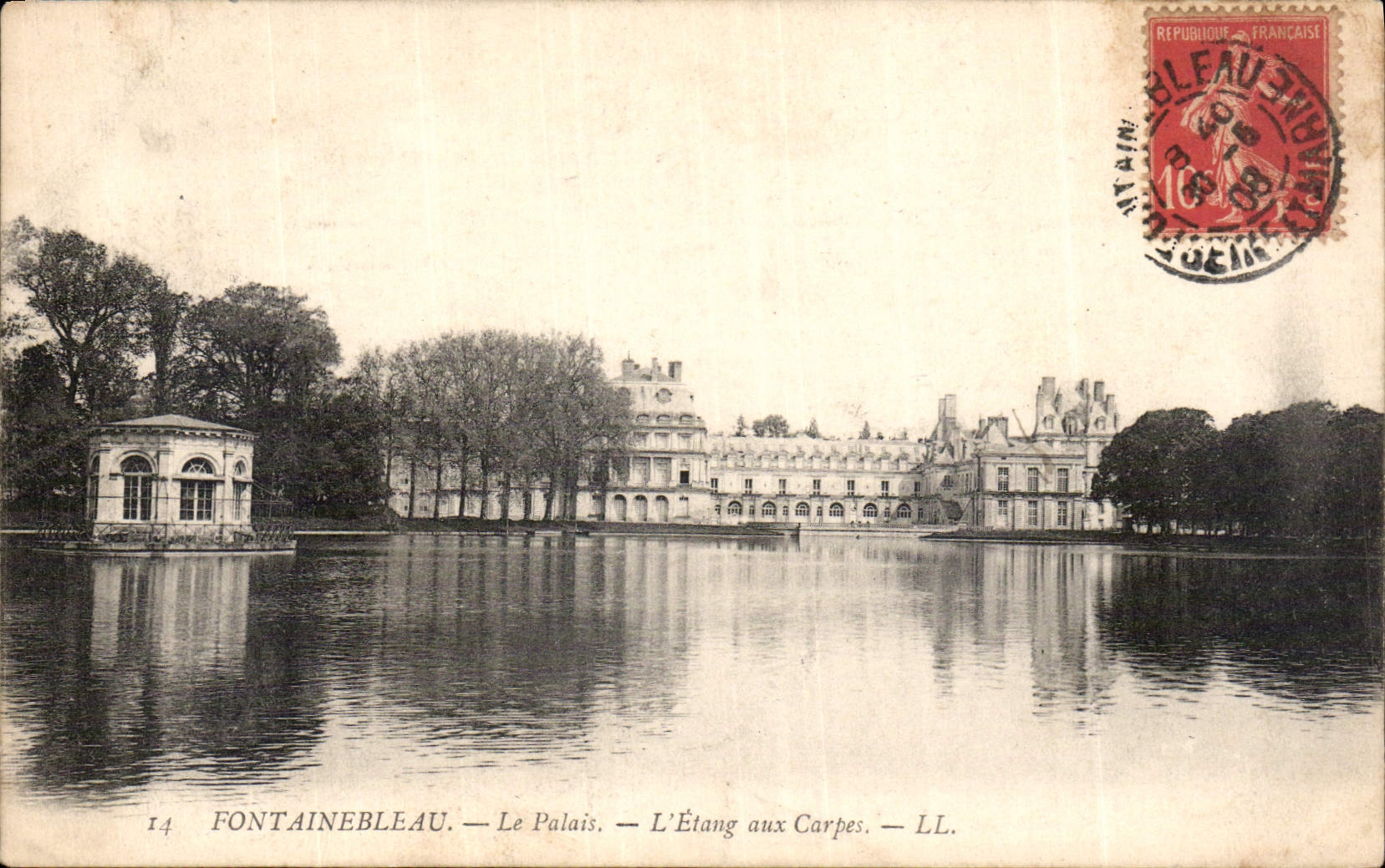 CPA Fontainebleau Le Palais L'Etang aux Carpes 