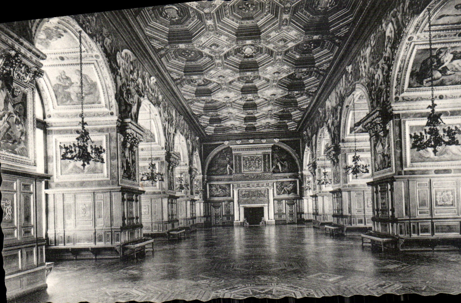 CPA Fontainebleau Le Chateau La Galerie Henri II 