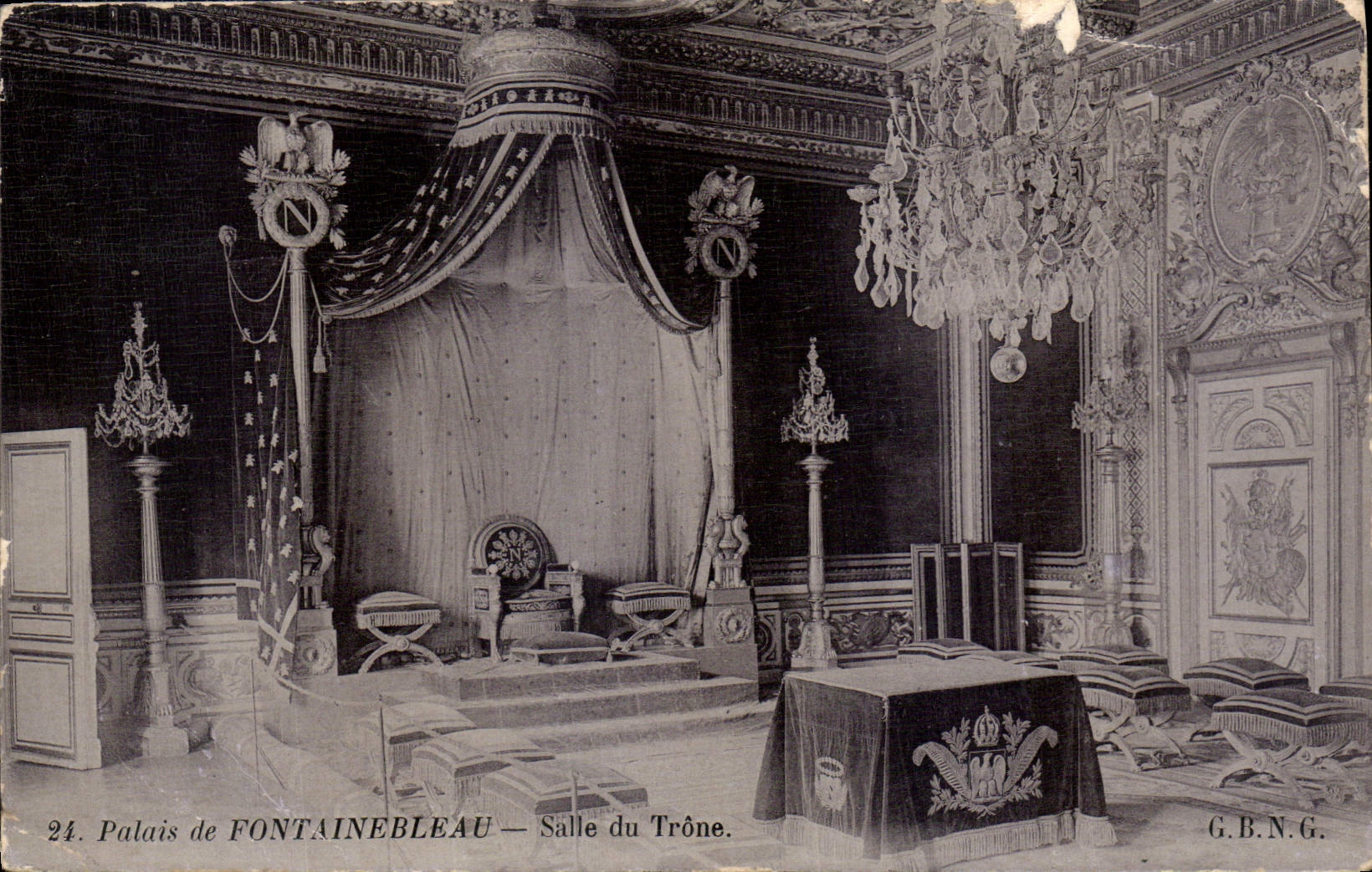 CPA Palais de Fontainebleau Salle du Trone 