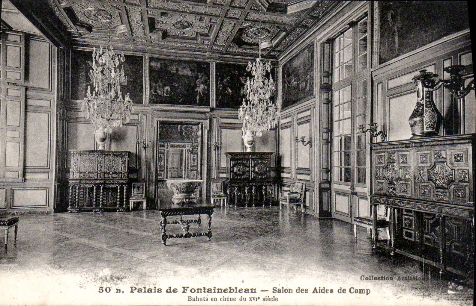 CPA Palais de Fontainebleau Salon des Aides de Camp 
