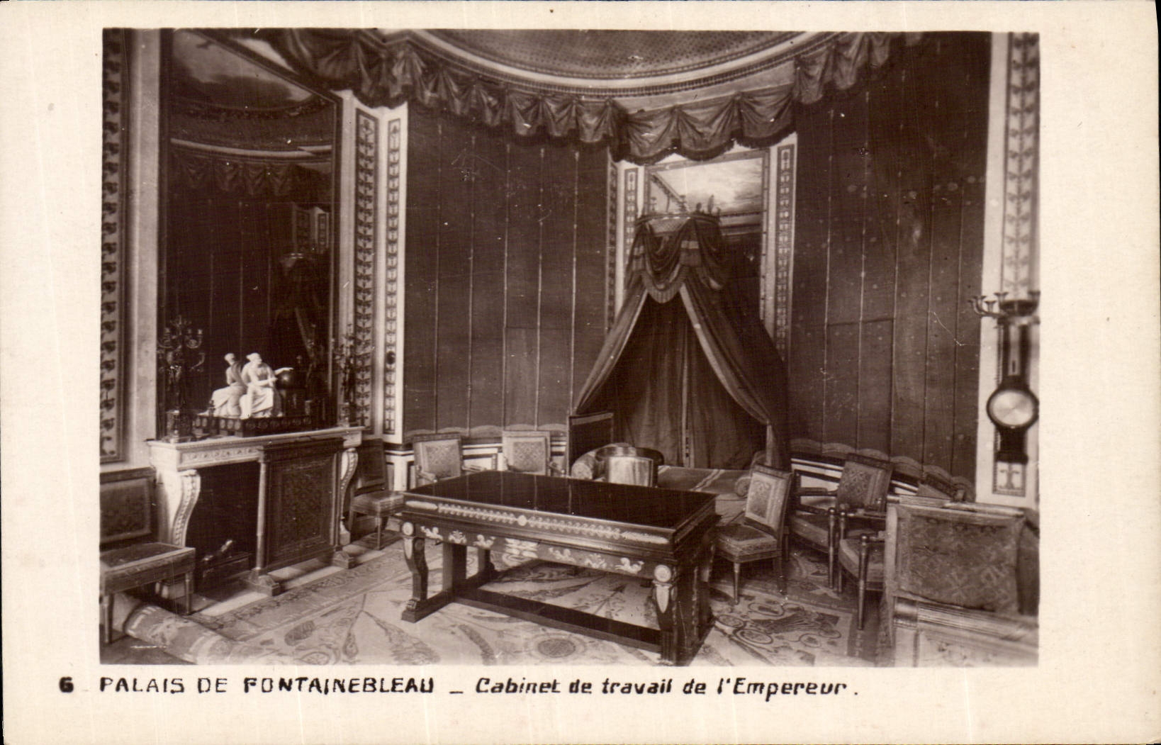 CPA Palais de Fontainebleau Cabinet de travail de l'Empereur 