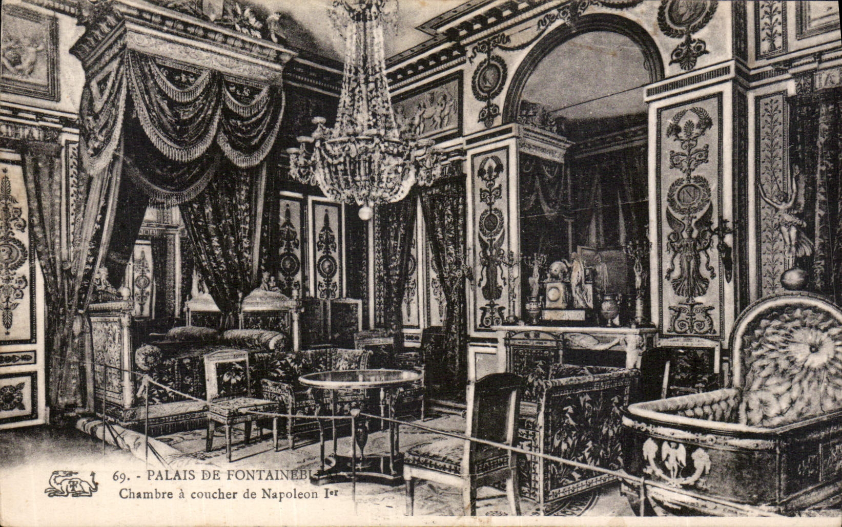 CPA Palais de Fontainebleau Chambre a coucher de Napoleon Ier 