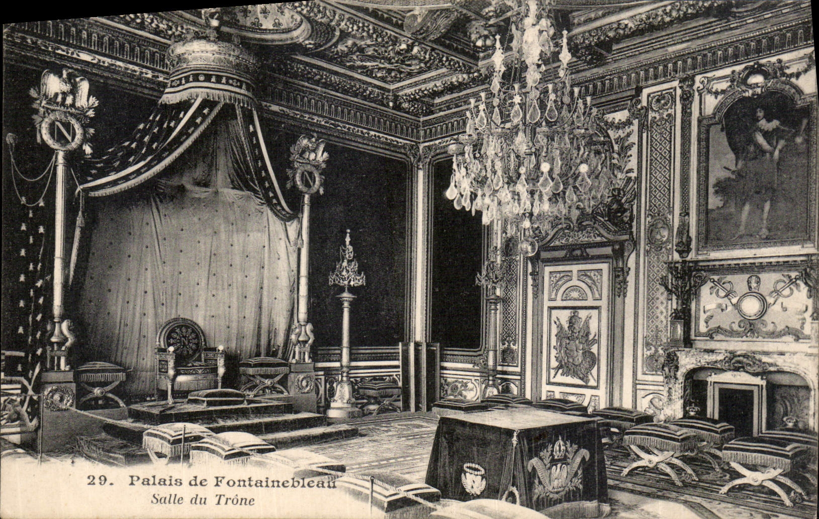 CPA Palais de Fontainebleau Salle du Trone 