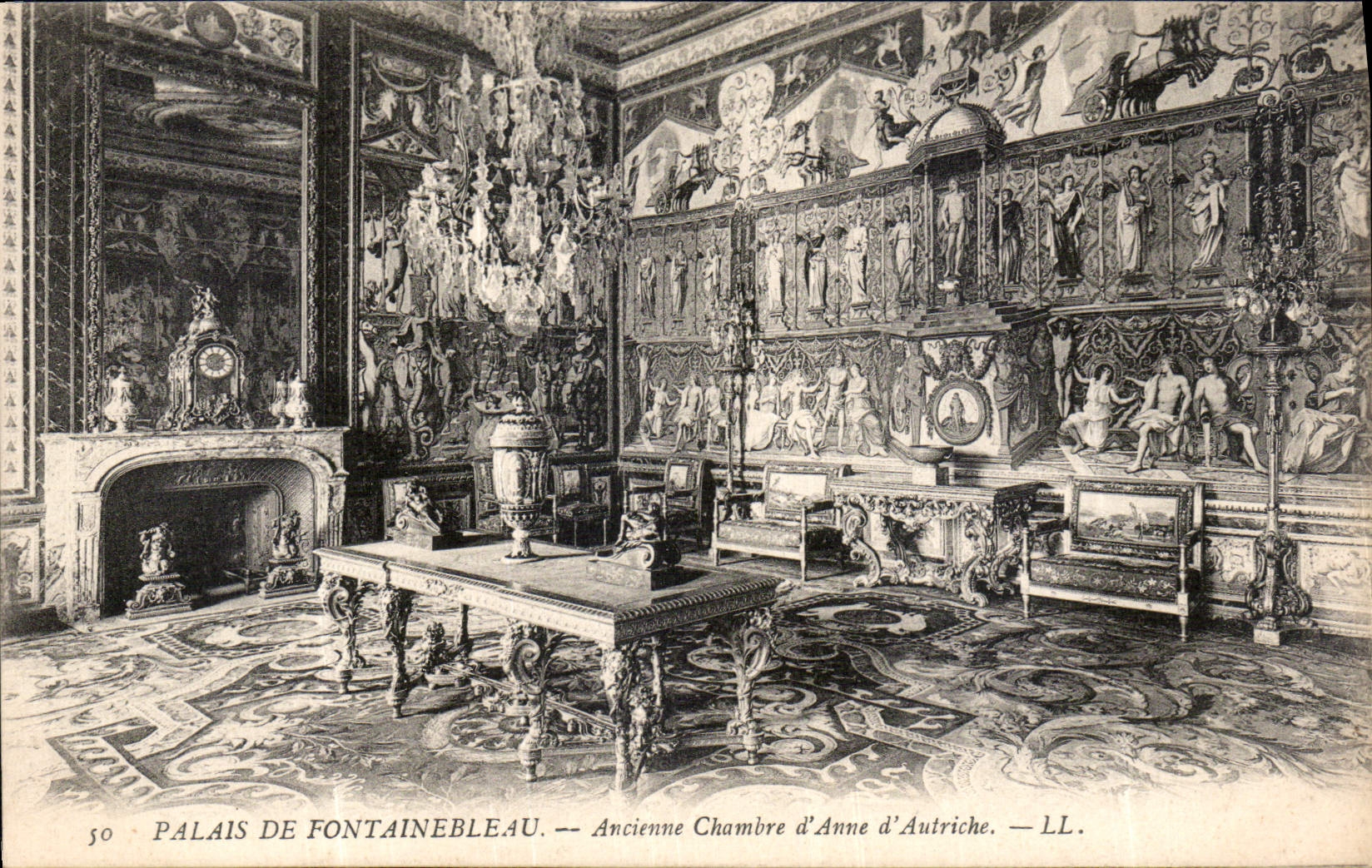 CPA Palais de Fontainebleau Ancienne Chambre d'Anne d'Autriche 