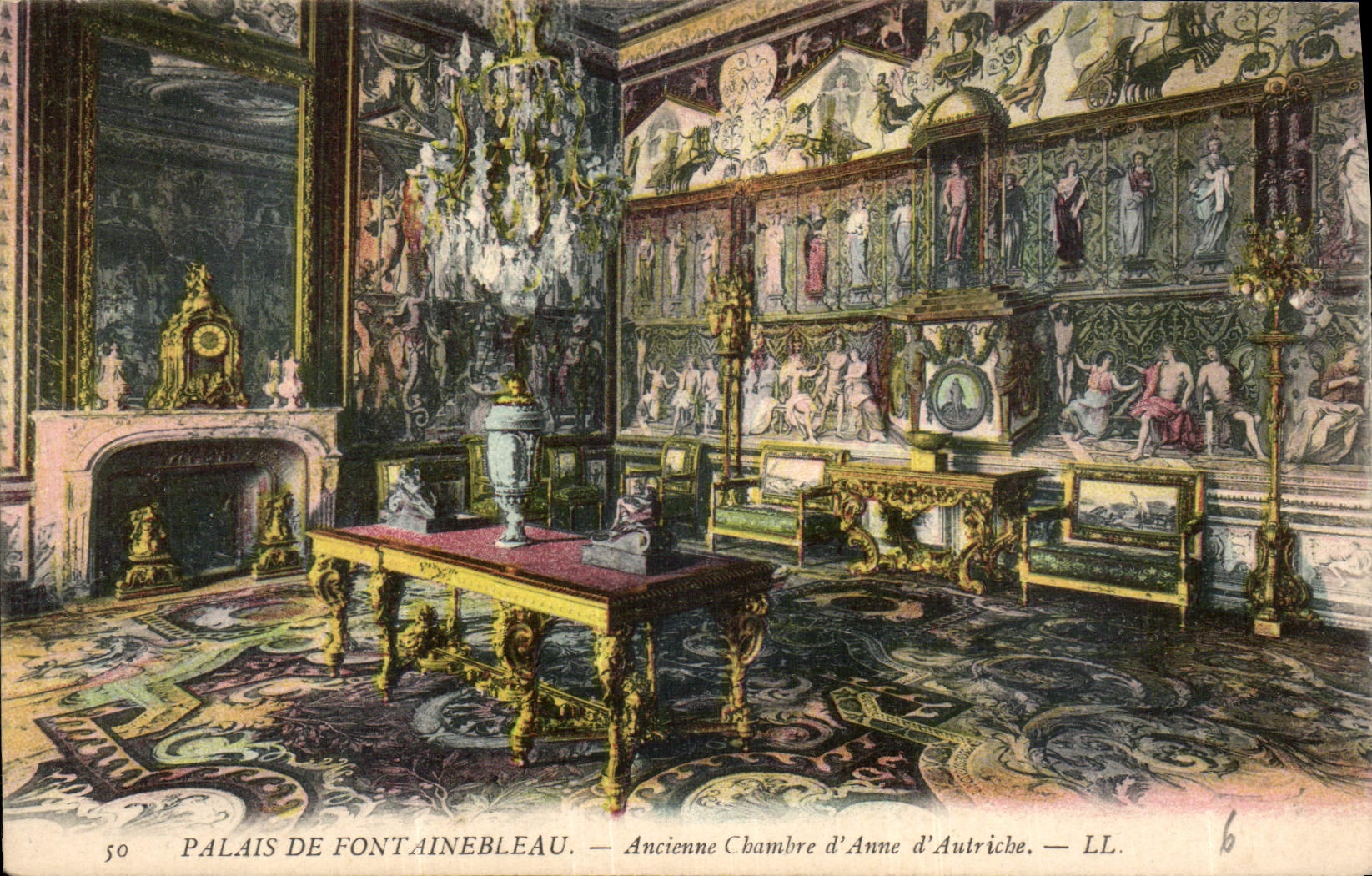 CPA Palais de Fontainebleau Ancienne Chambre d'Anne d'Autriche 