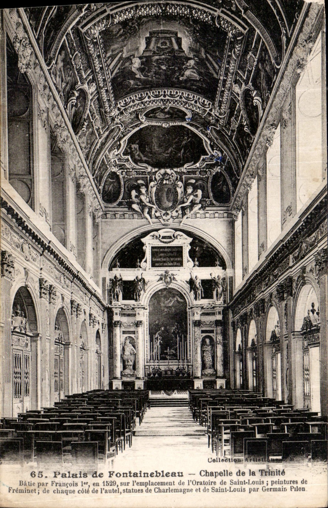 CPA Palais de Fontainebleau Chapelle de la Trinite 