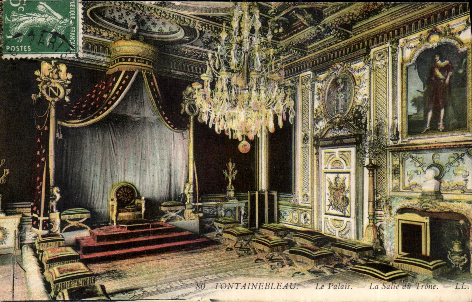 CPA Fontainebleau Le Palais La Salle du Trone 