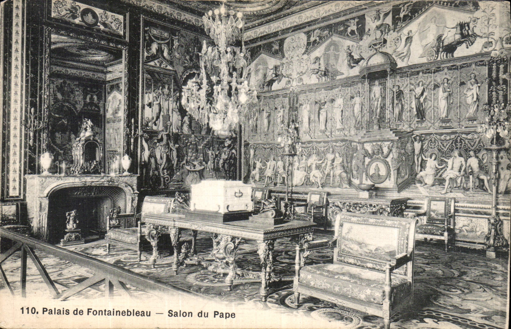 CPA Palais de Fontainebleau Salon du Pape 