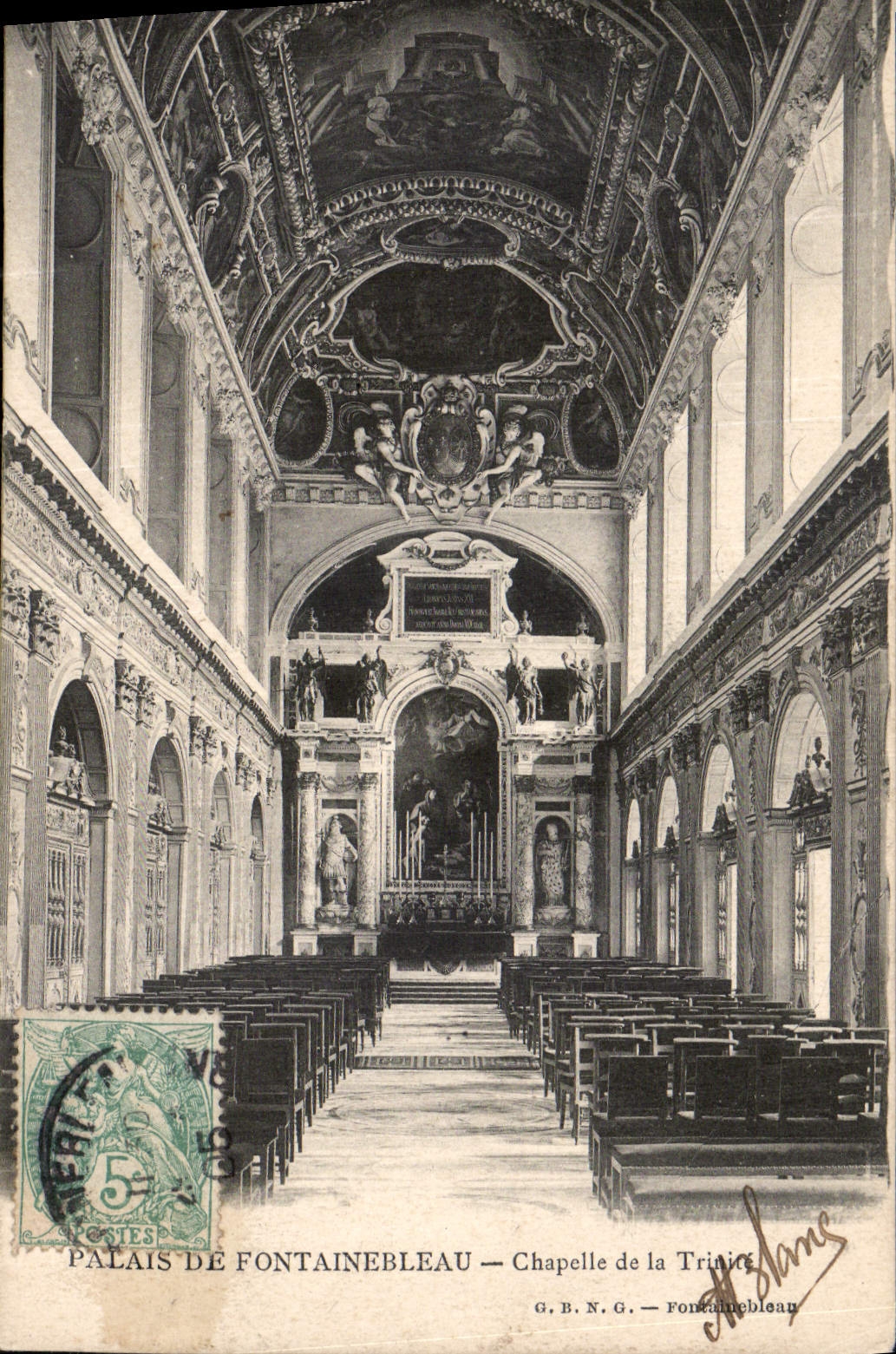 CPA Palais de Fontainebleau Chapelle de la Trinite 