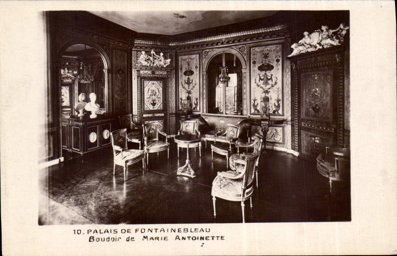 CPA Palais de Fontainebleau Boudoir de Marie Antoinette 