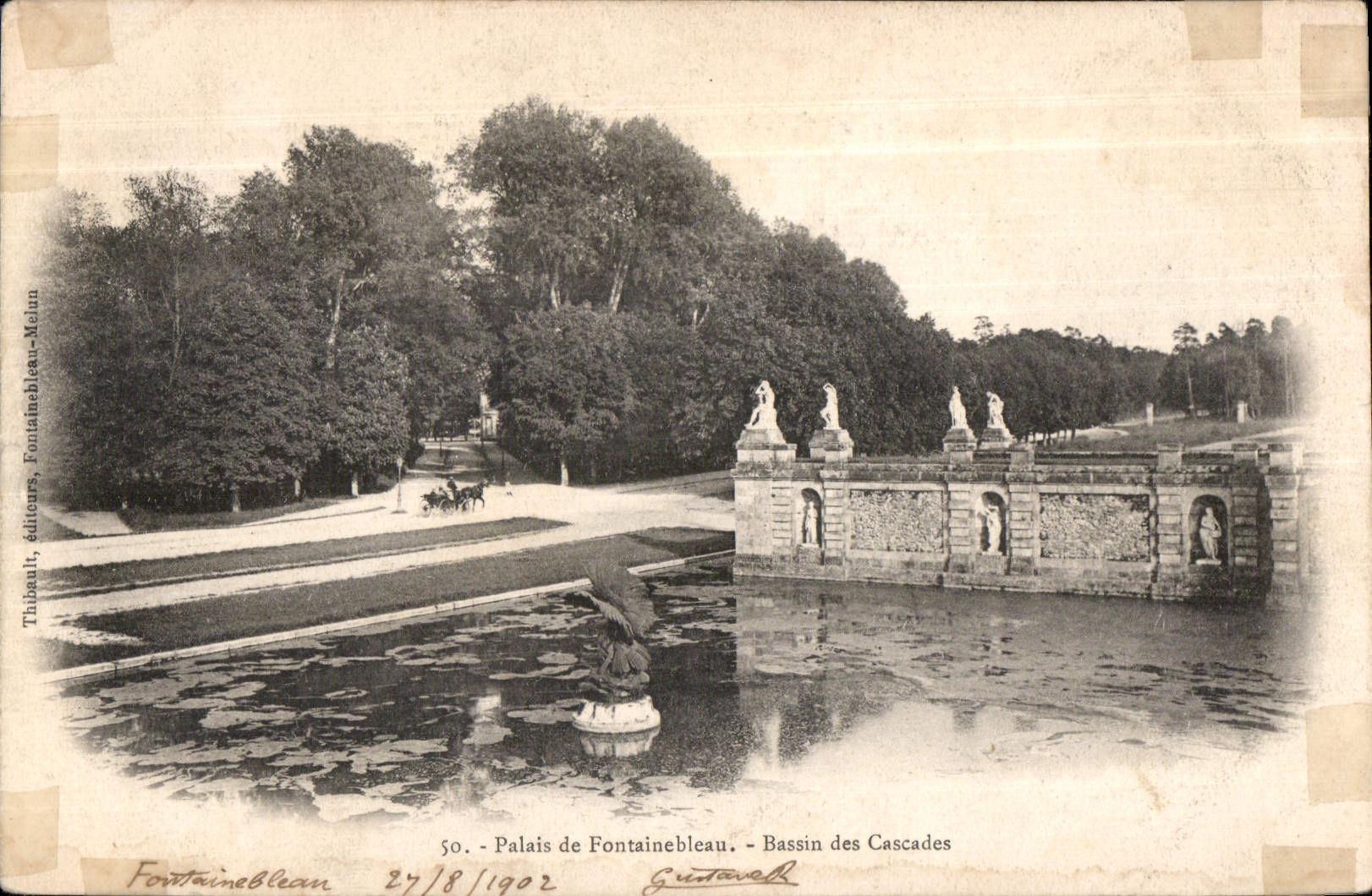 CPA Palais de Fontainebleau Bassin des Cascades 