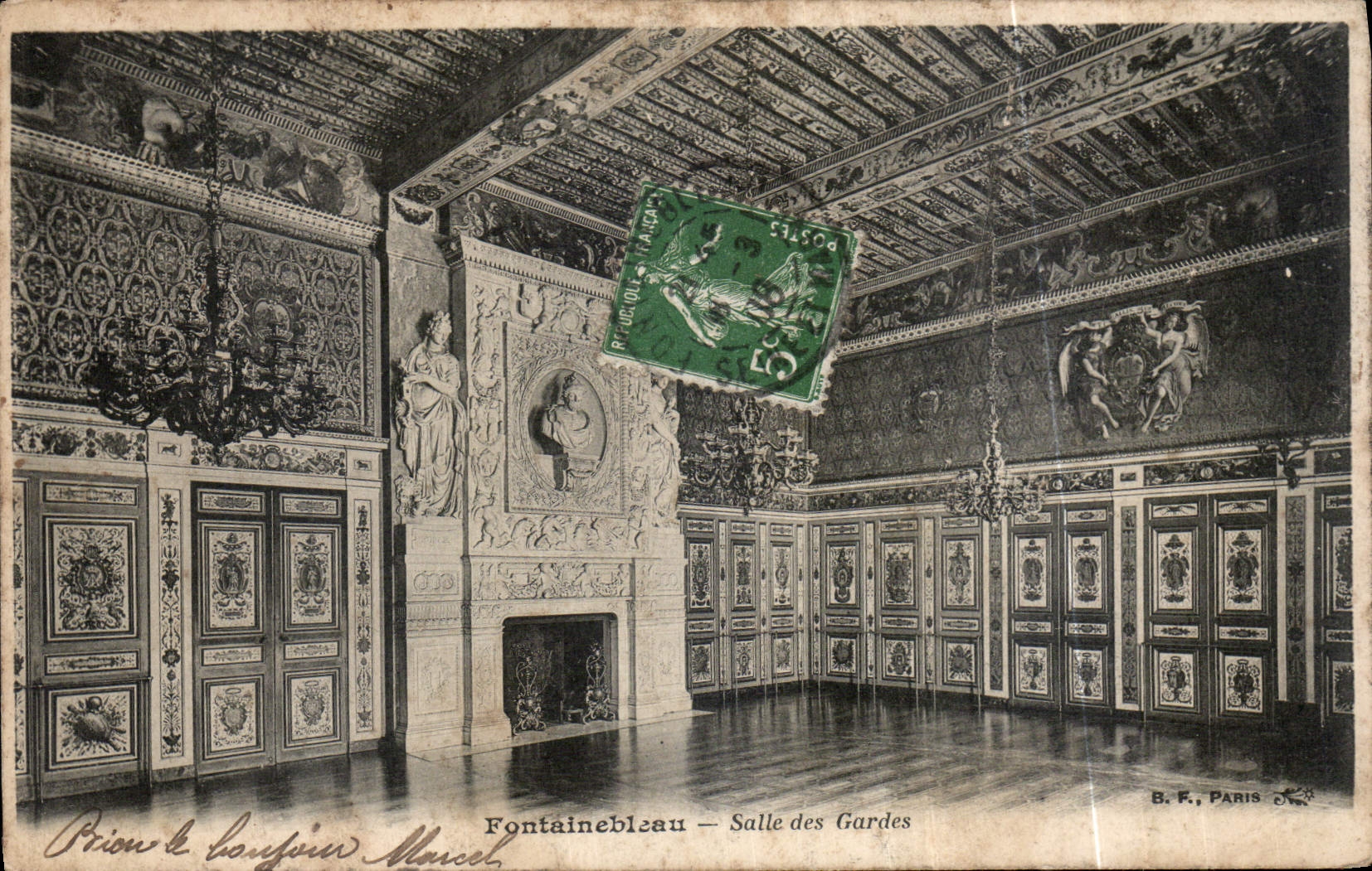 CPA Fontainebleau Salle des Gardes 