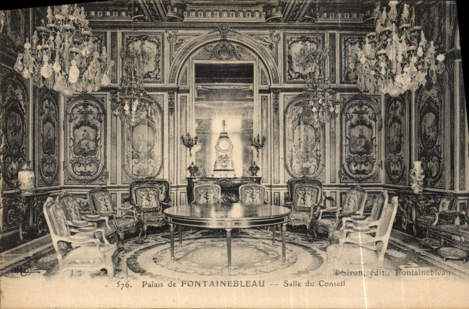 CPA Palais de Fontainebleau Salle du Conseil 