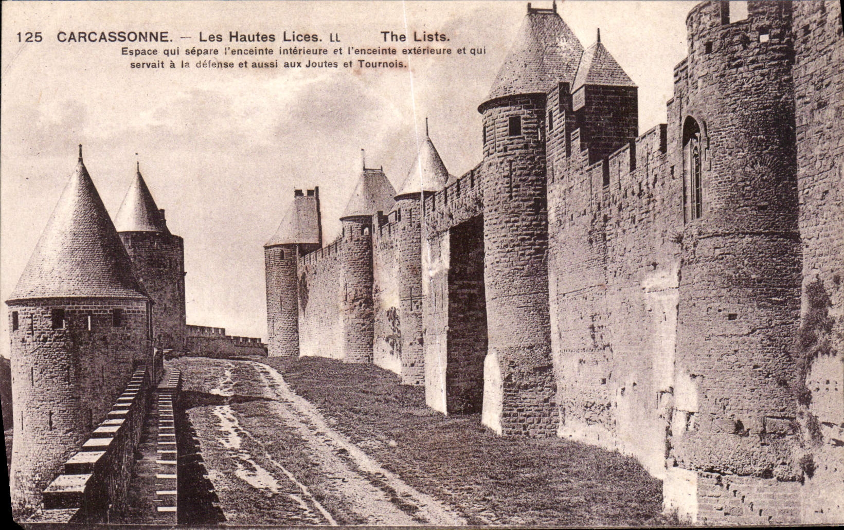 CPA Carcassonne les Hautes Lices 