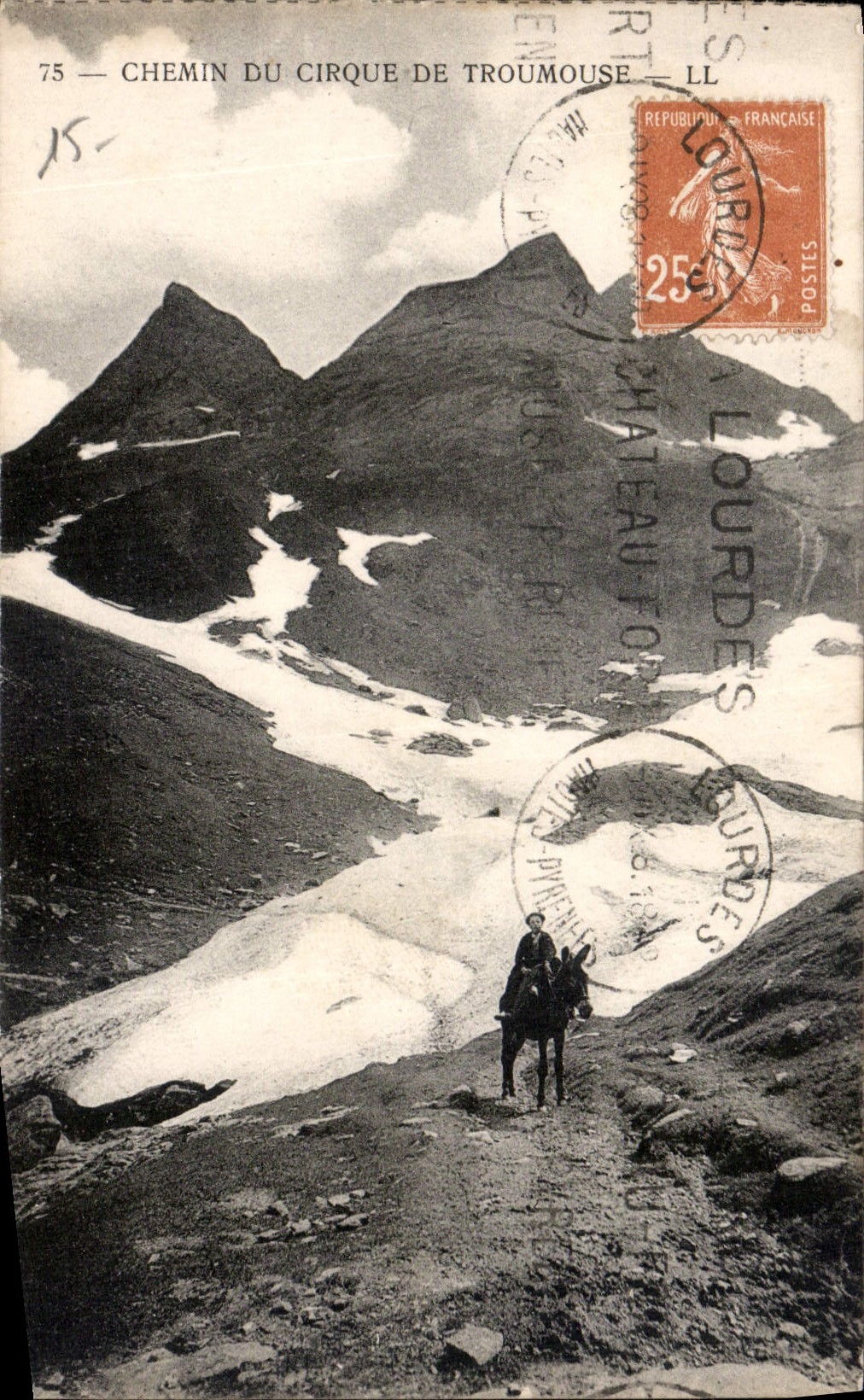 CPA Chemin du Cirque de Troumouse 