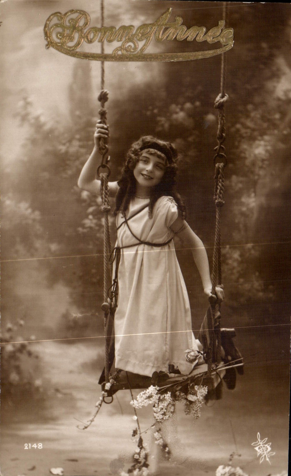 CPA Bonne annee Enfant