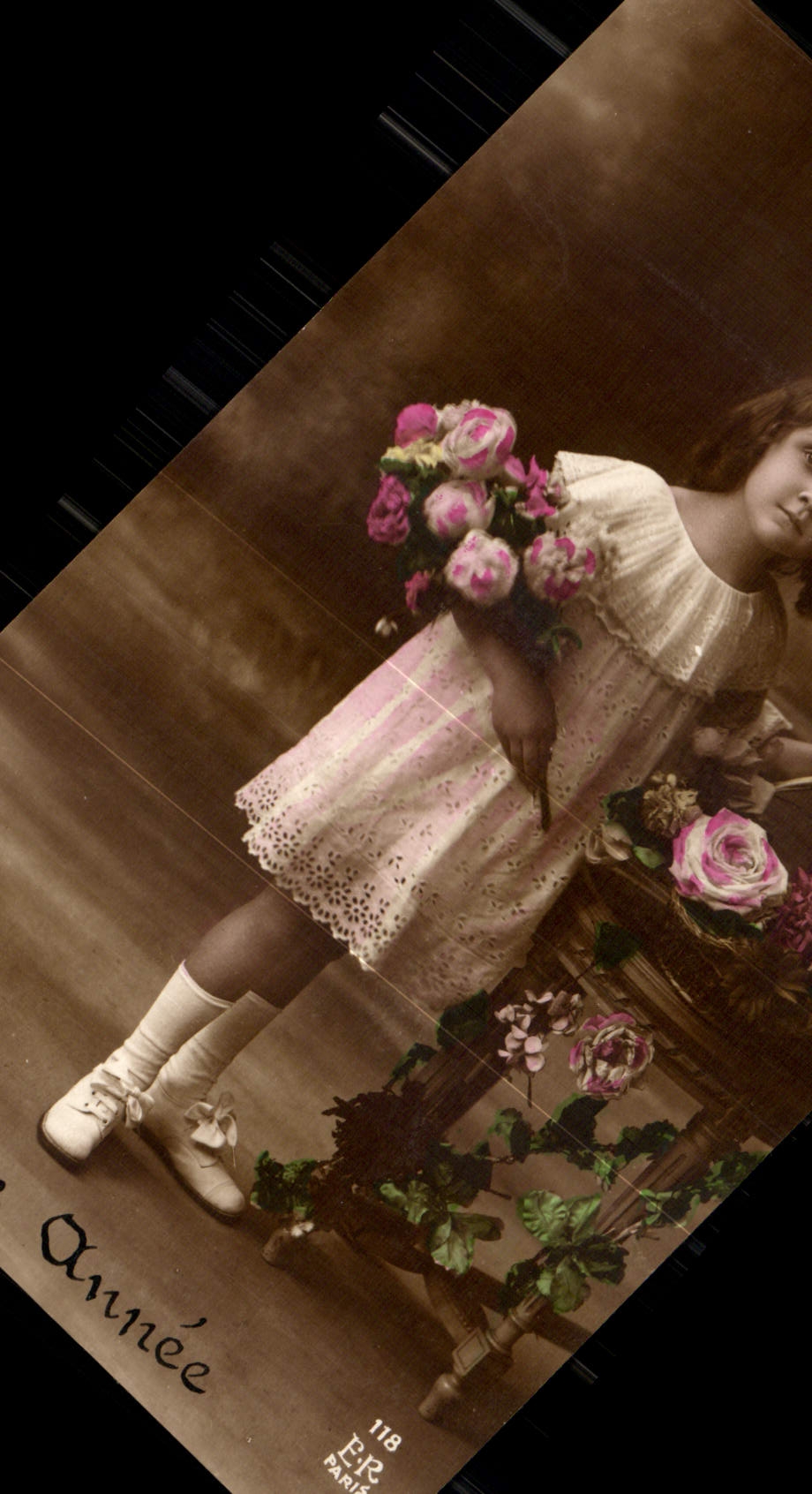 CPA Bonne annee Enfant