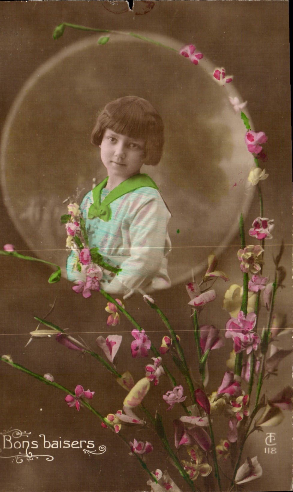 CPA Bons baisers Enfant