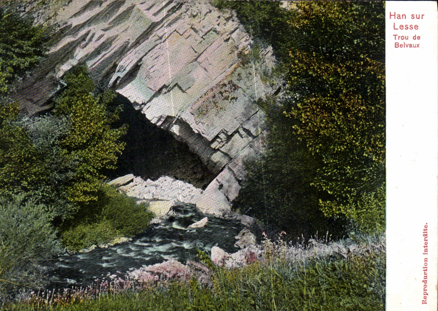 CPA Han sur Lesse Trou de Belvaux 