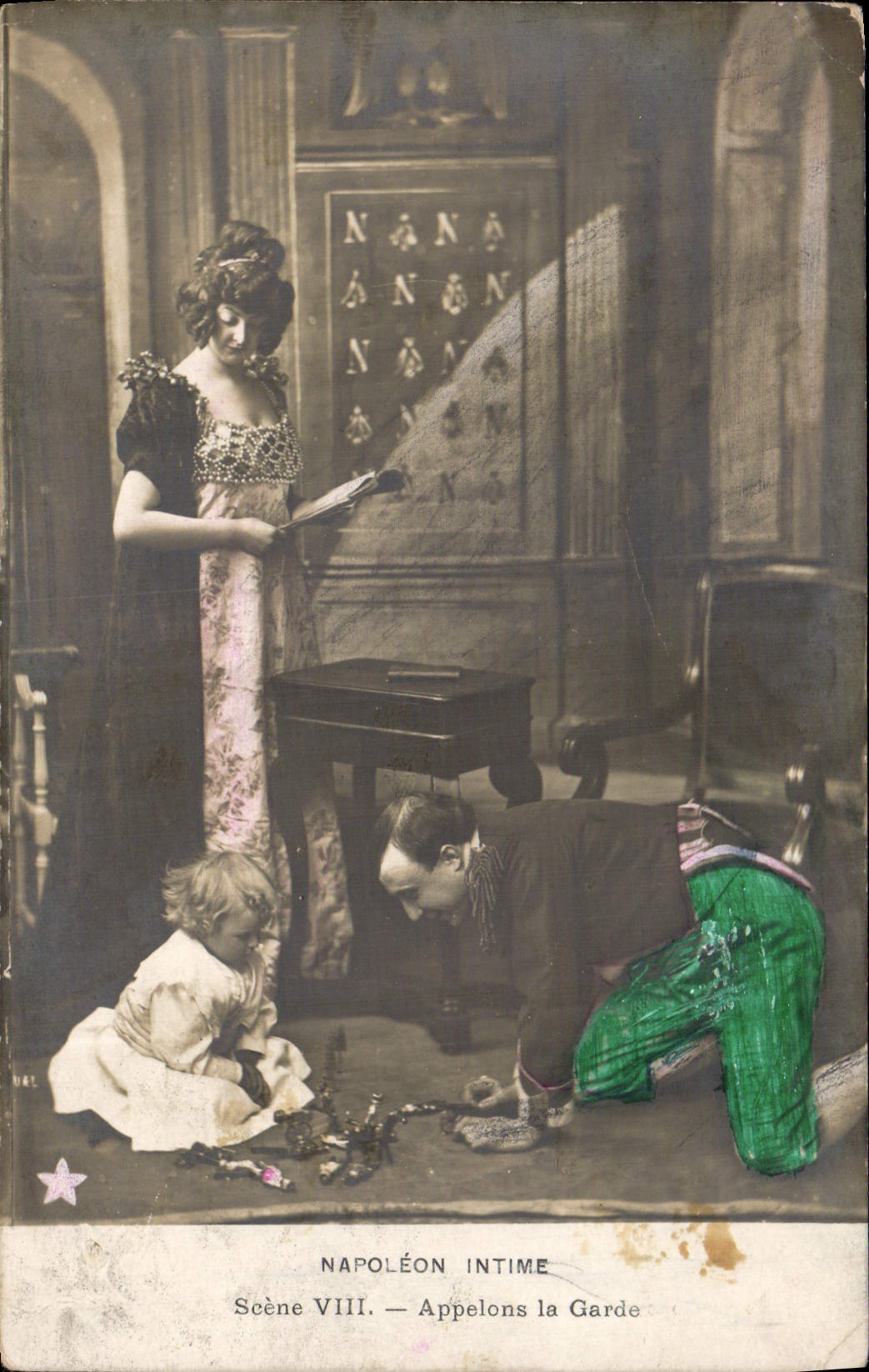 CPA Napoleon Intime Scene VIII Appelons la Garde 