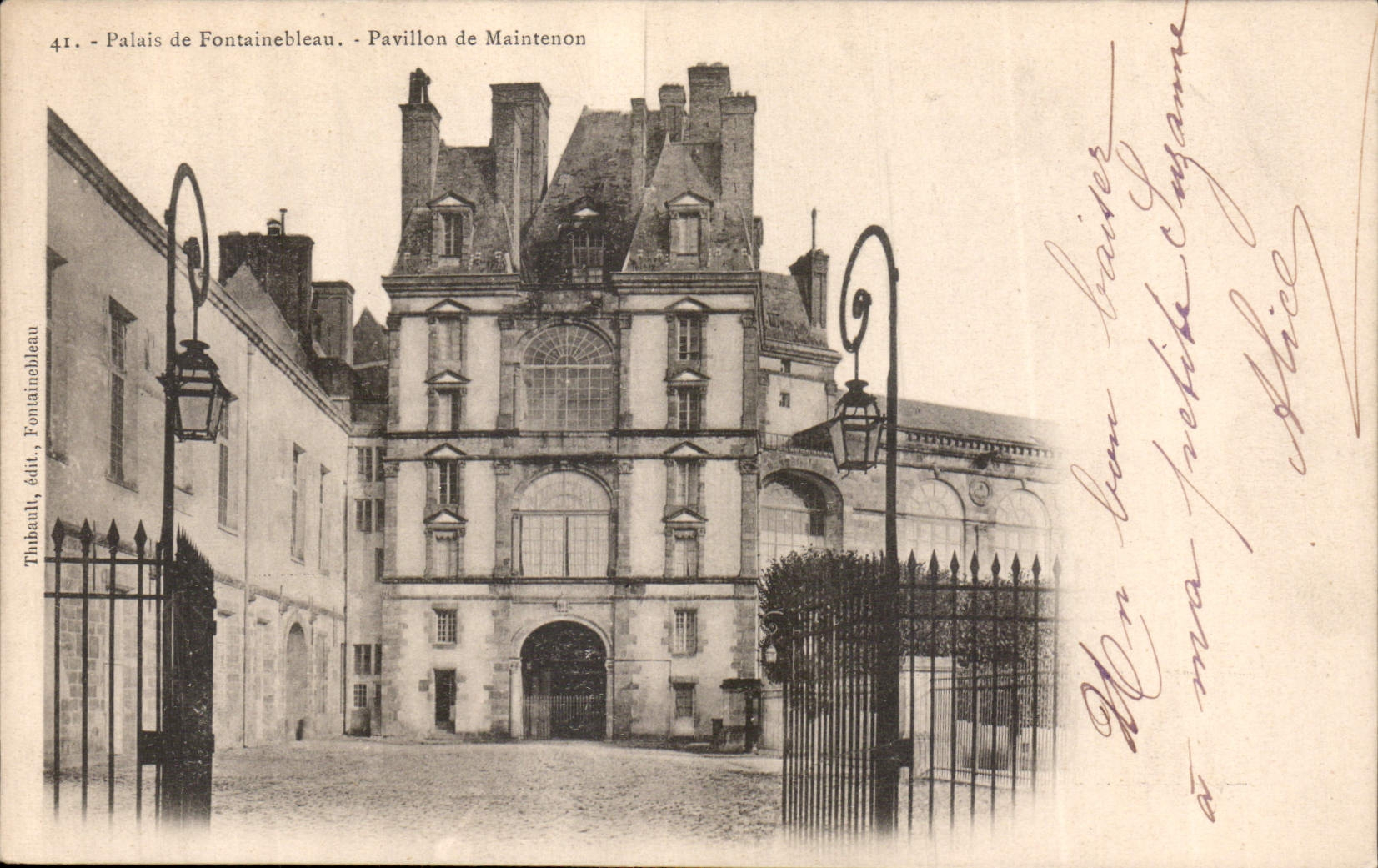 CPA Palais de Fontainebleau Pavillon de Maintenon 