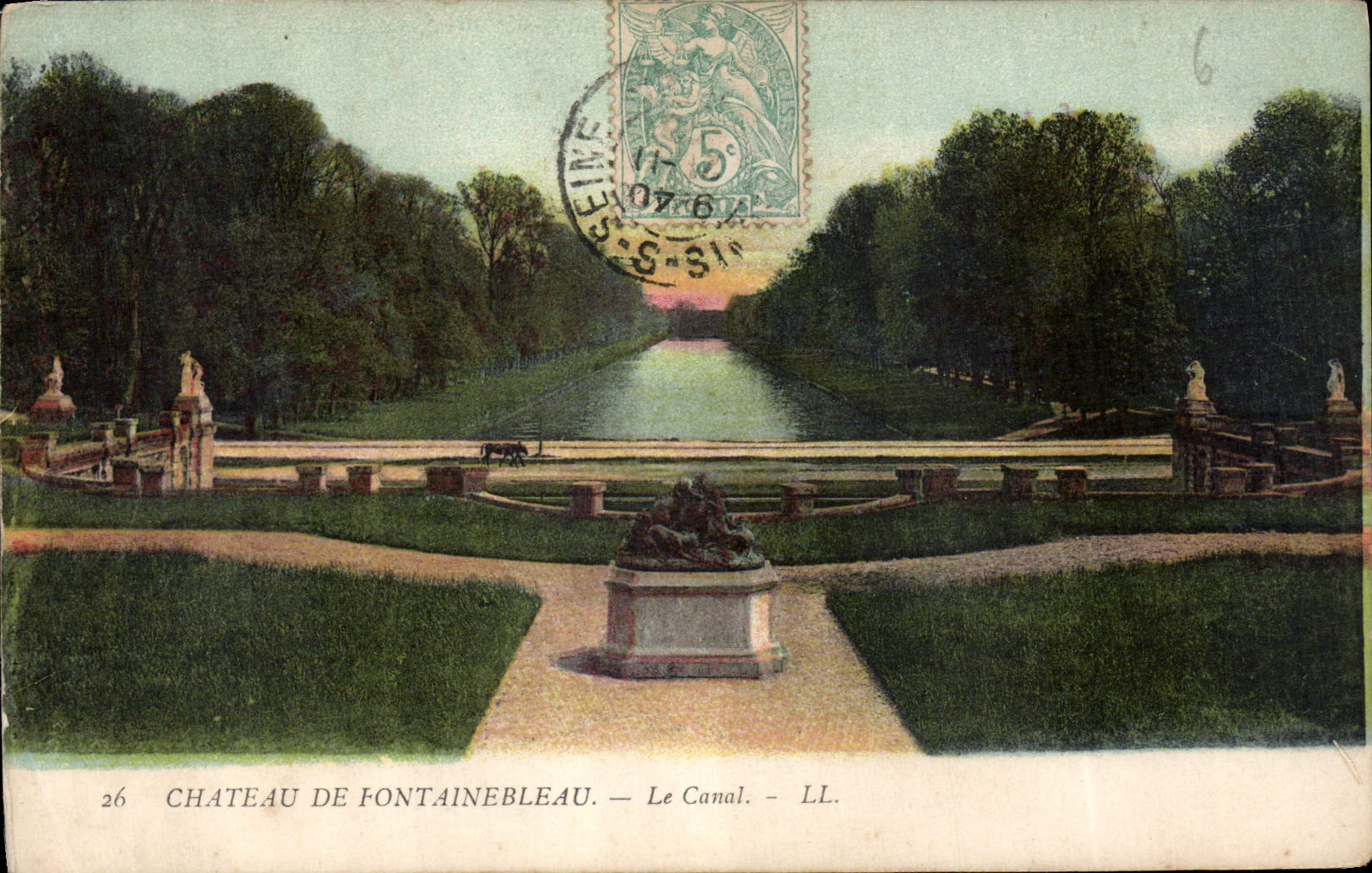 CPA Chateau de Fontainebleau Le Canal 
